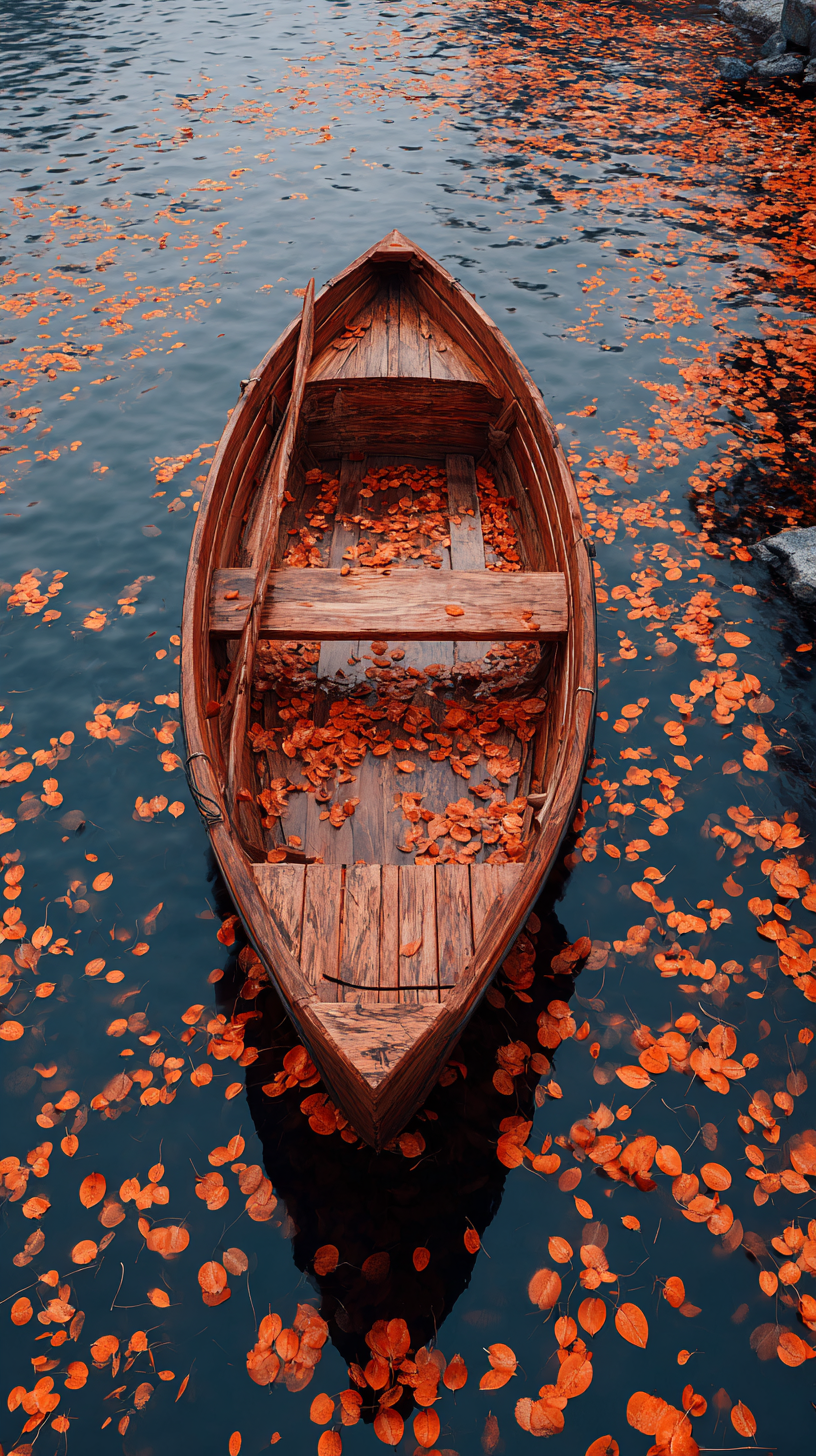 fond d'écran Bateau en bois iphone xr gratuit