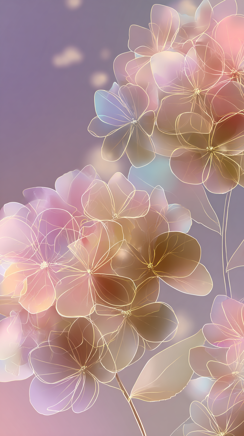 fond d'écran Hortensias de téléphone télécharger gratuit