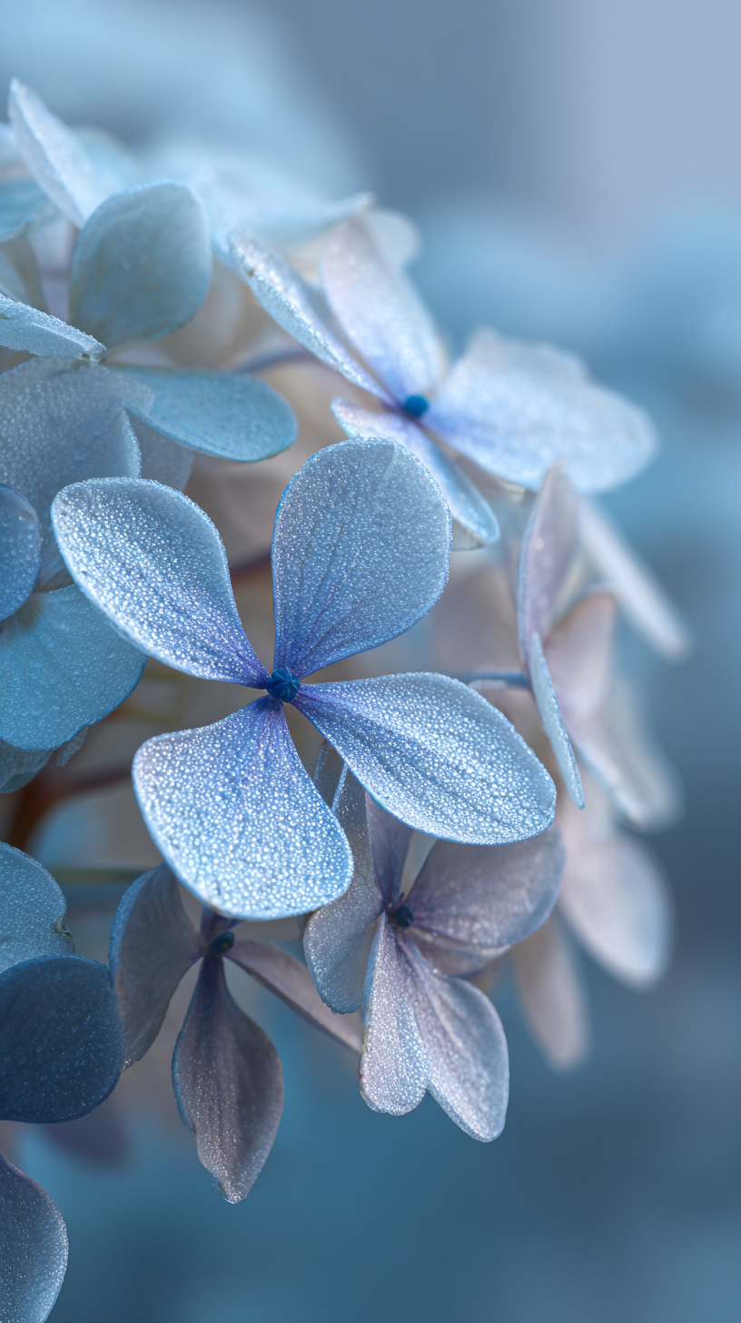 fond d'écran Hortensias téléphone Google gratuit