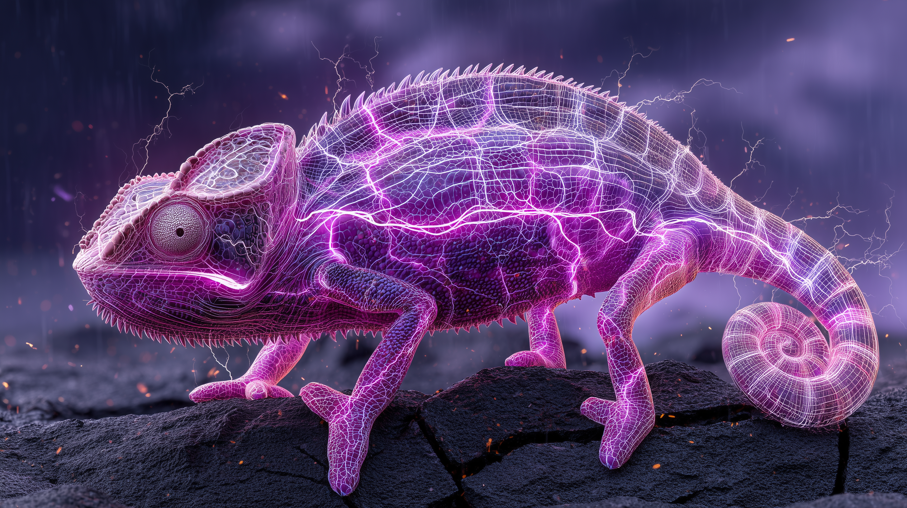 fond d'écran Caméléon 4k 2560x1440 téléchargement gratuit