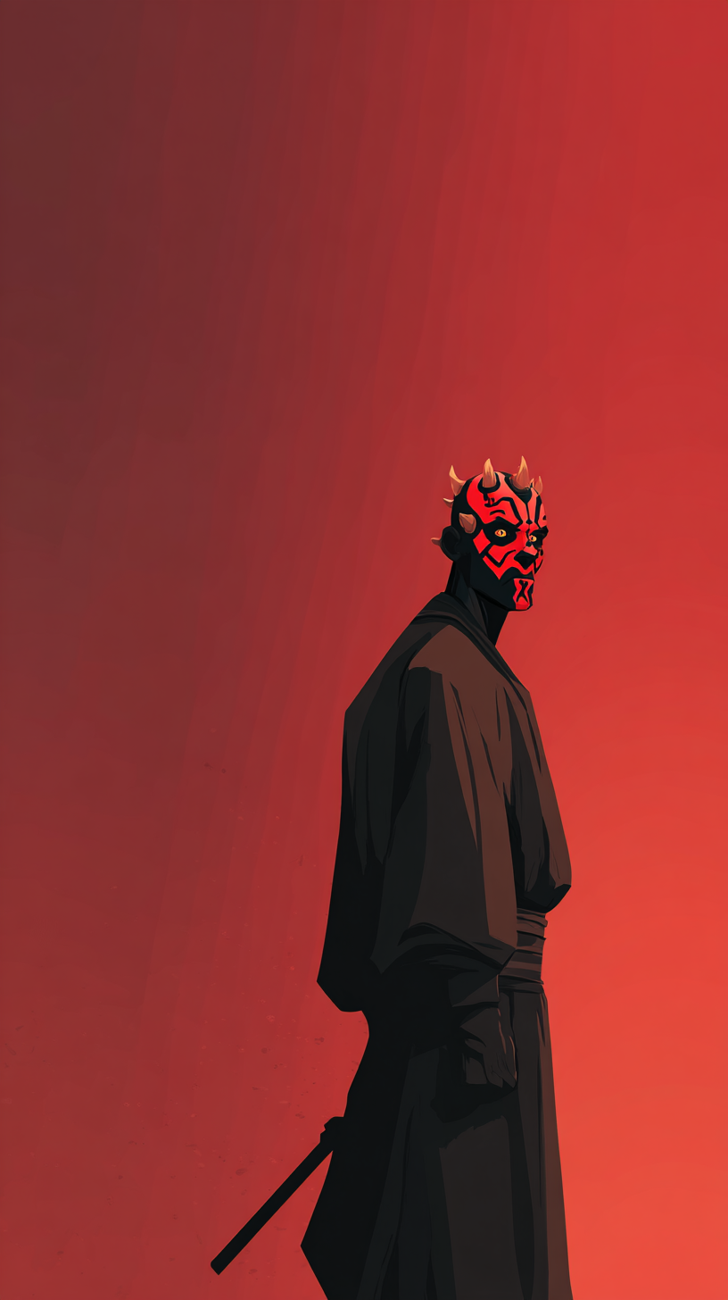 fond d'écran Darth Maul iphone 17 pro max gratuit