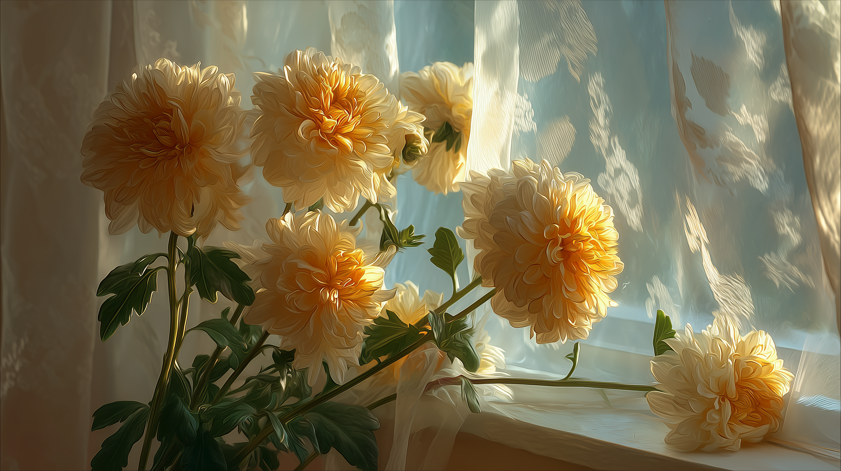 fond d'écran Chrysanthemum 4k windows 11 téléchargement gratuit