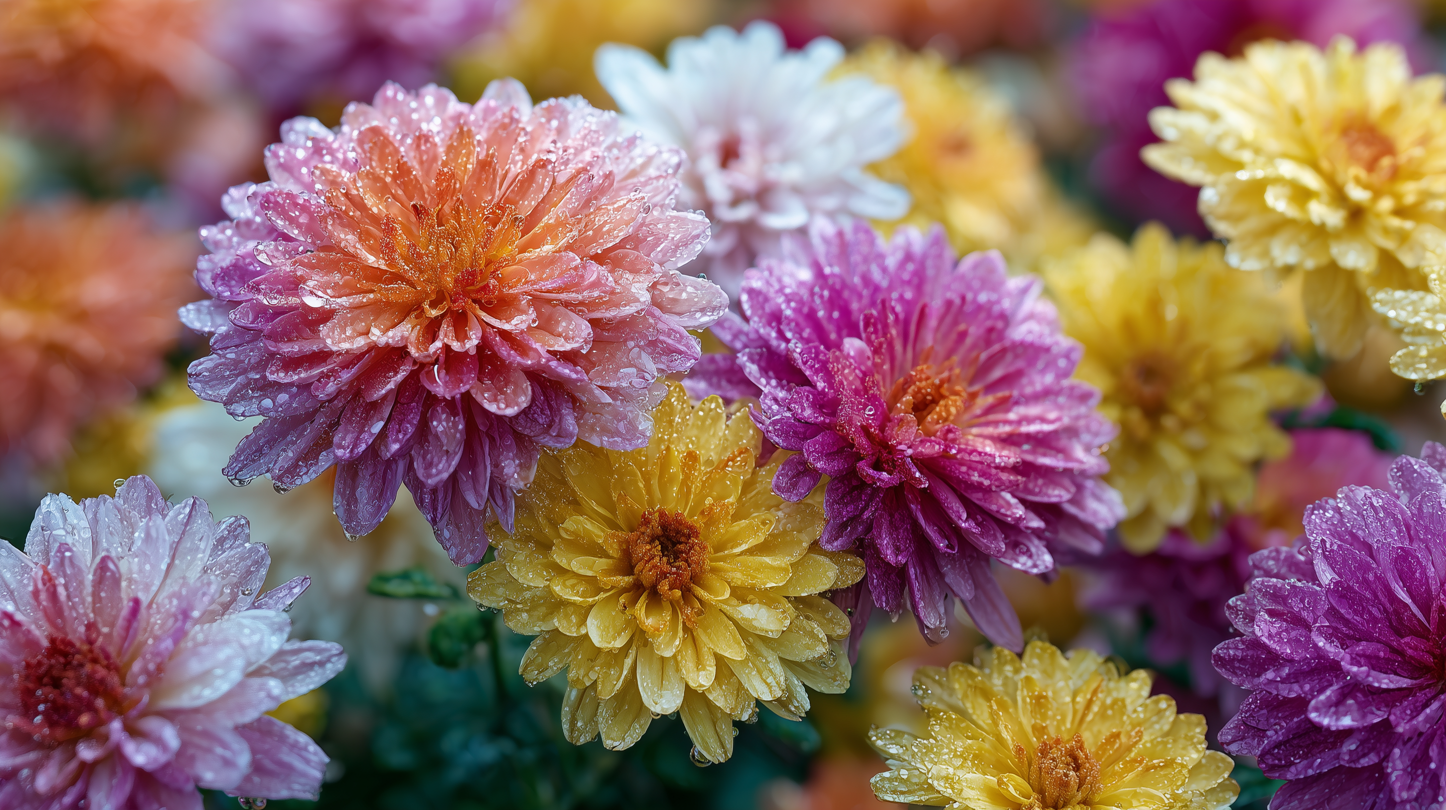 fond d'écran Chrysanthemum Huawei téléchargement gratuit