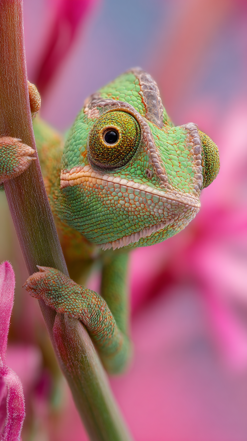 fond d'écran Caméléon iphone 4k gratuit