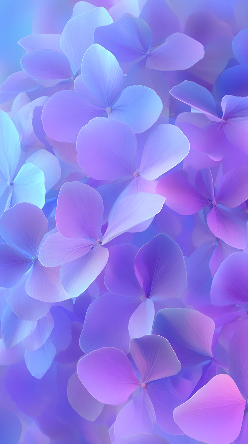 fond d'écran Hortensias iphone original télécharger gratuit