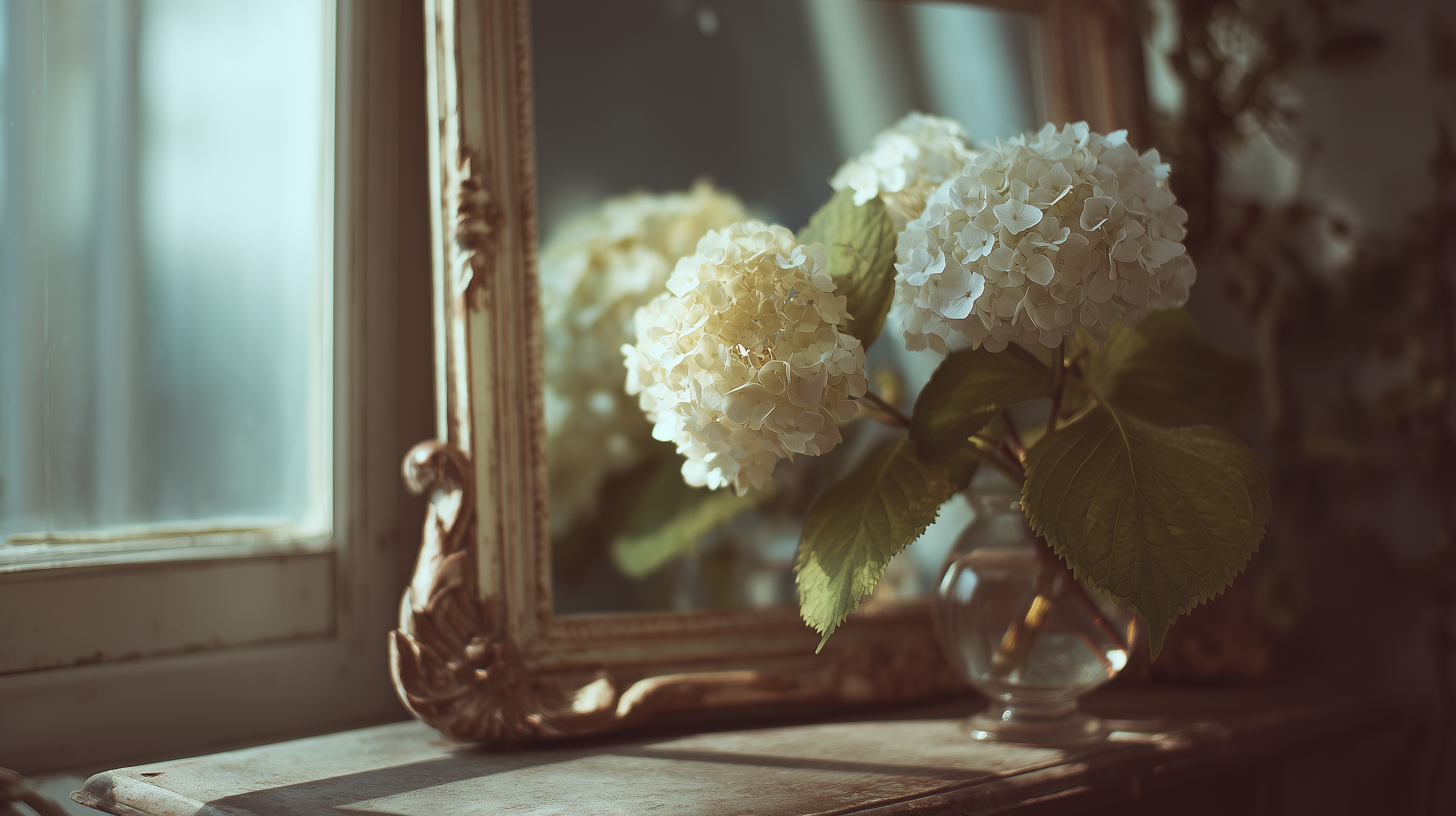 fond d'écran Hortensias windows 11 gratuit téléchargement gratuit
