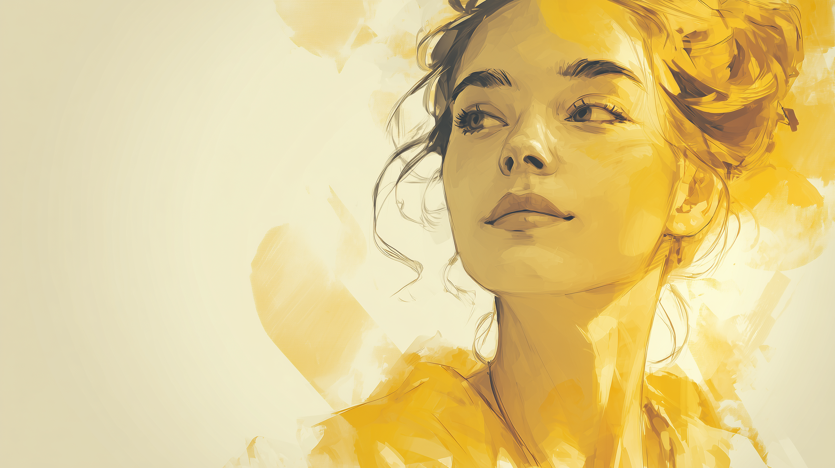 fond d'écran Jaune pc 3440x1440 téléchargement gratuit