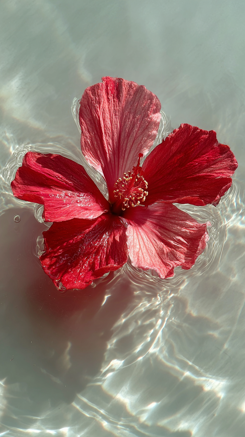 photo fond d'écran Hibiscus iphone télécharger gratuit