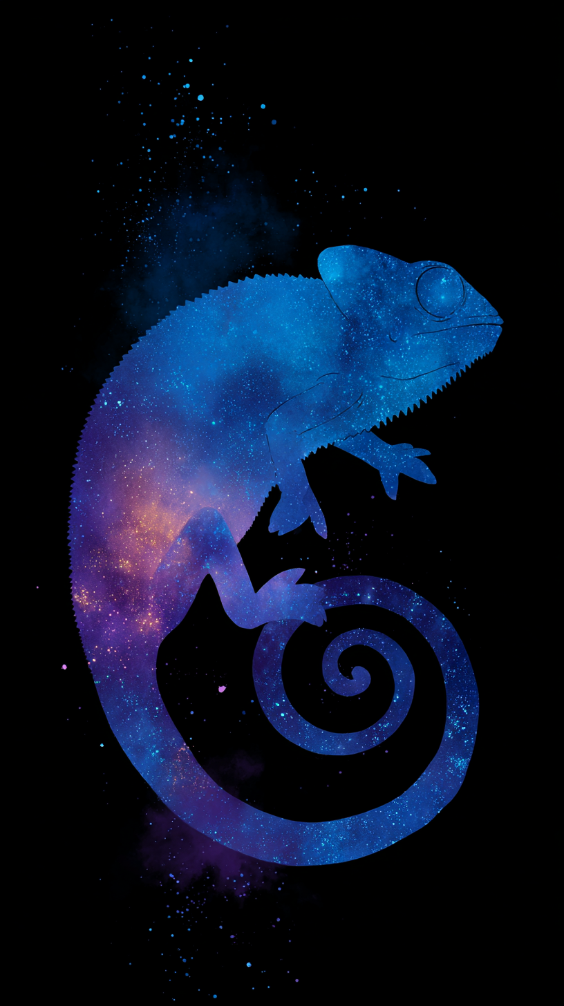 fond d'écran Caméléon iphone 16 pro max télécharger gratuit