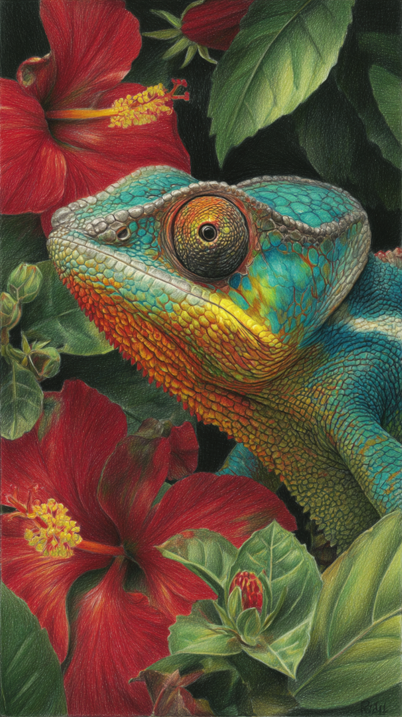 fond d'écran Caméléon android 4k télécharger gratuit