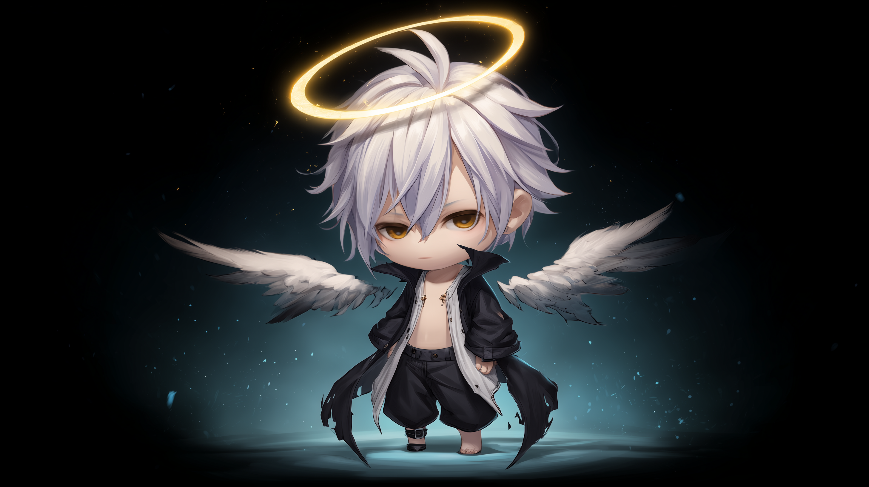 fond d'écran Chibi 4k 1920x1080 téléchargement gratuit