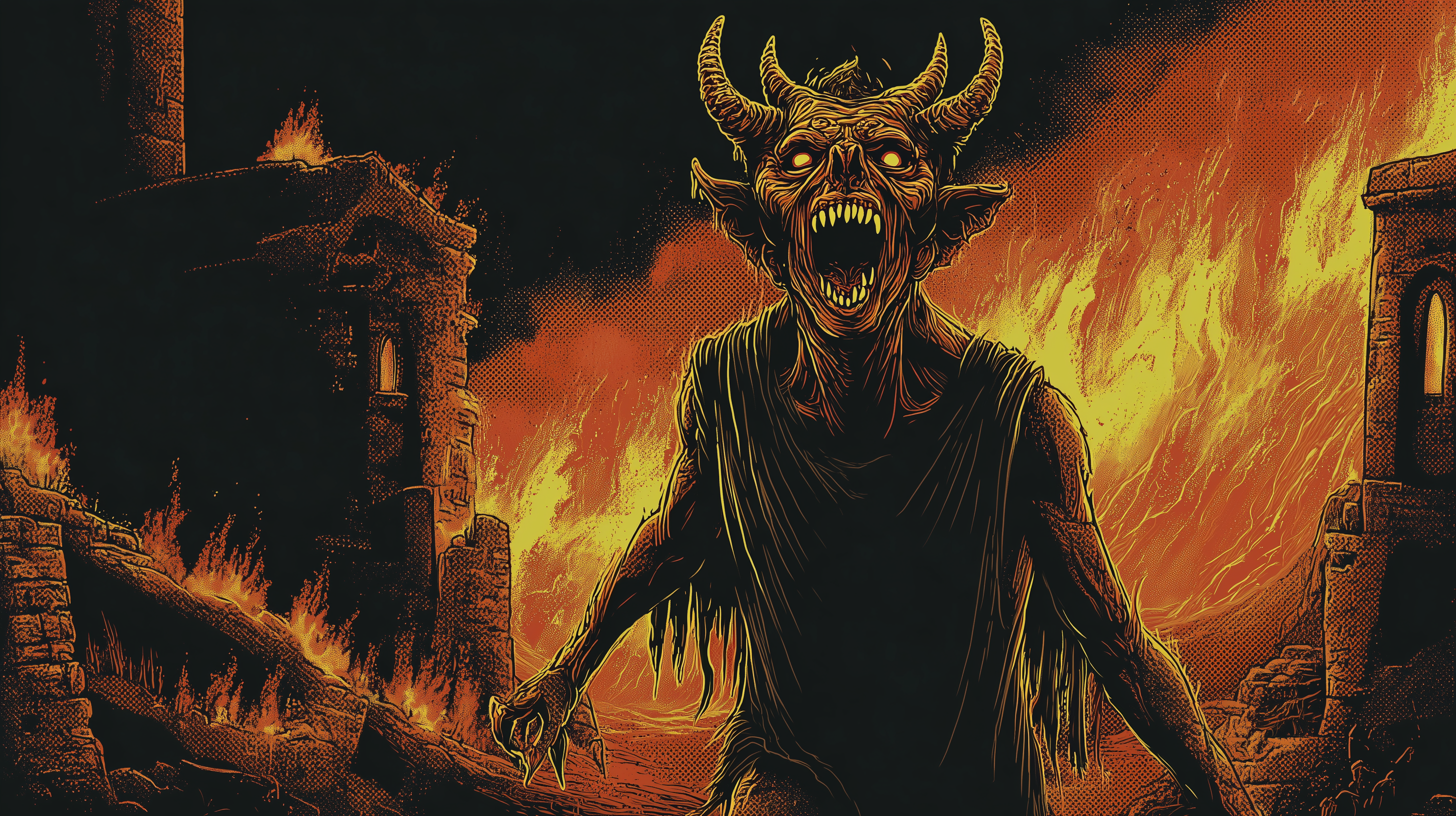 fond d'écran Enfer hp windows 11 téléchargement gratuit