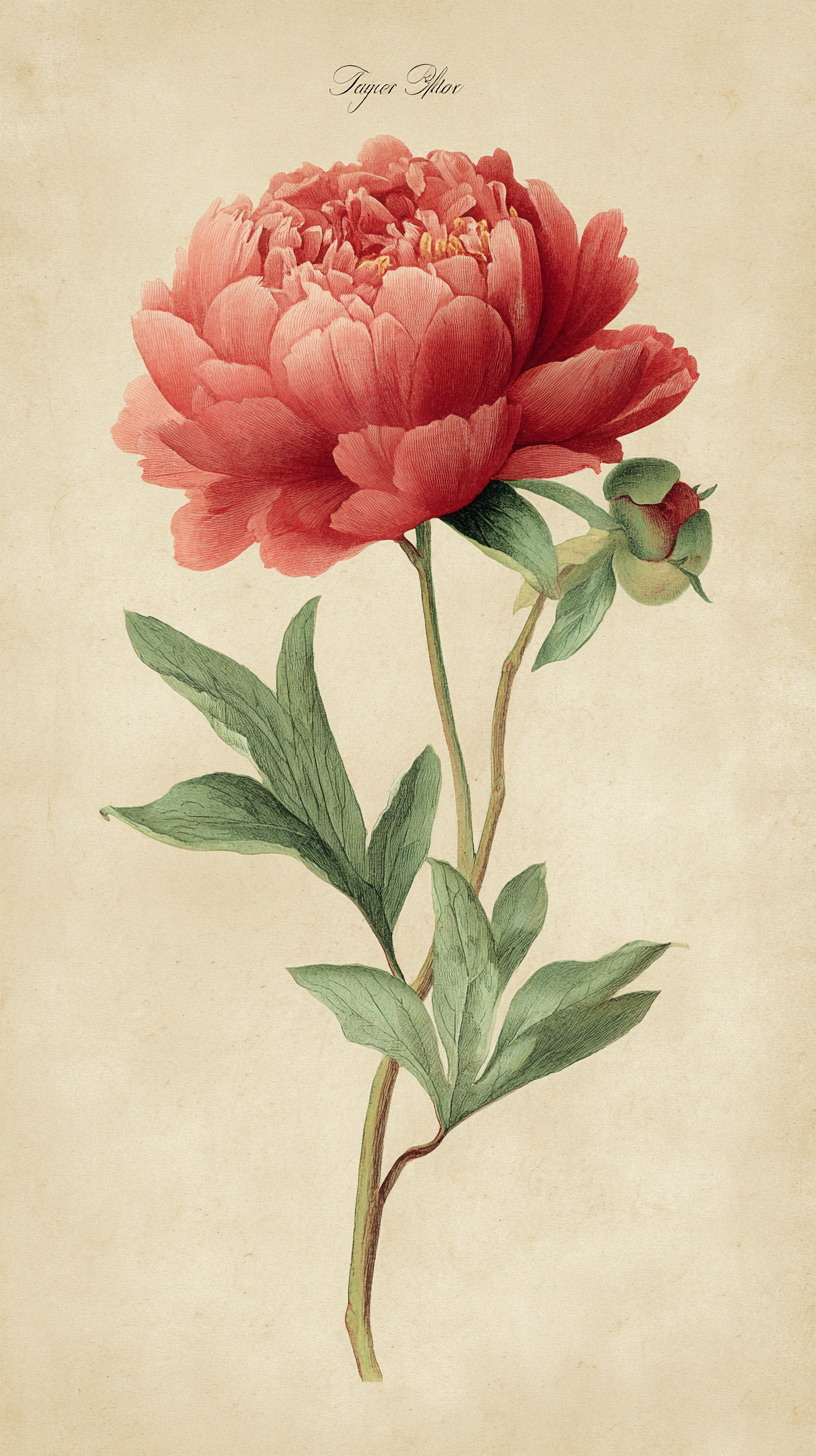 fond d'écran Pivoines iphone 4k gratuit