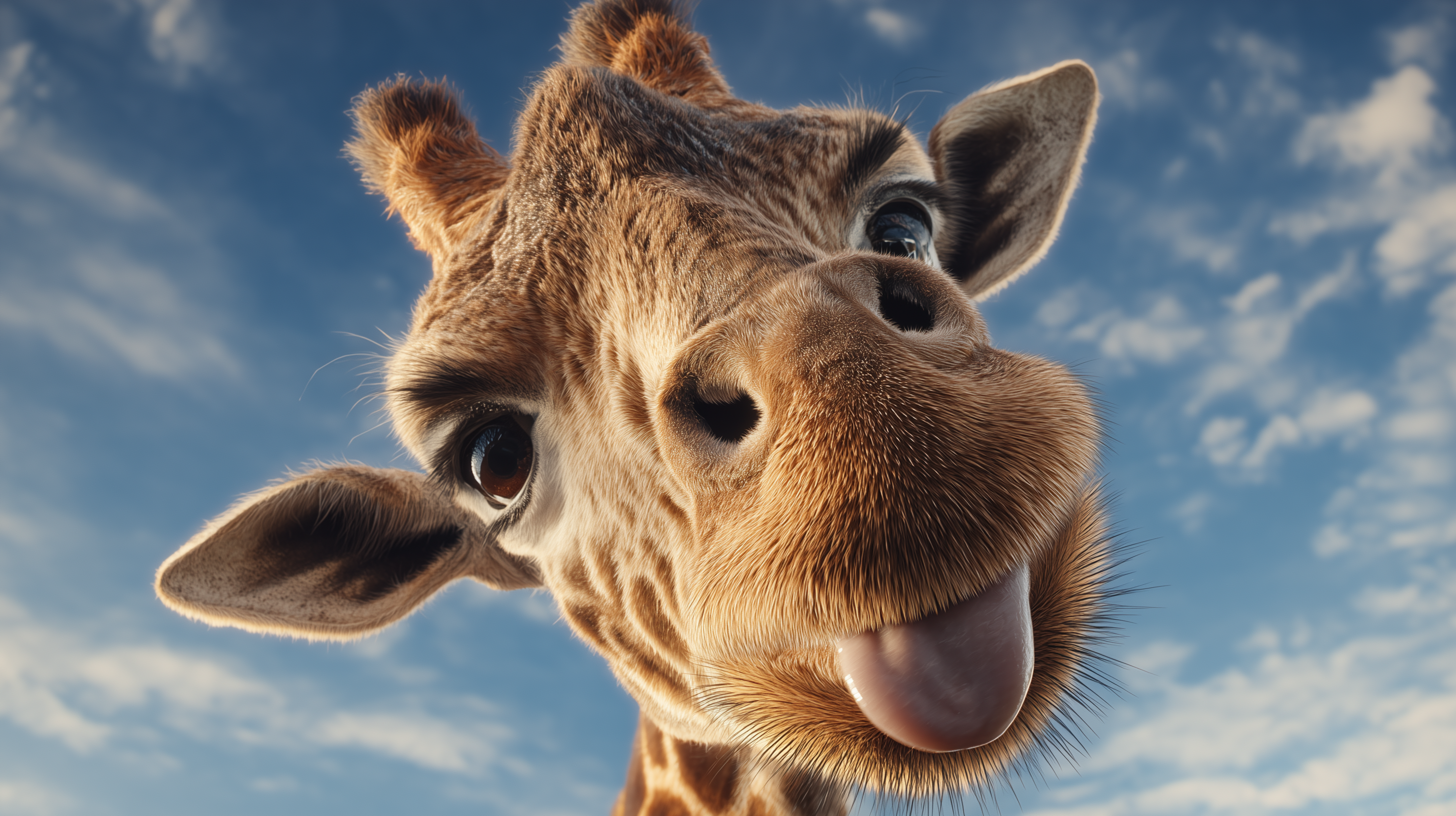 fond d'écran Girafe pc hd 1920x1080 téléchargement gratuit