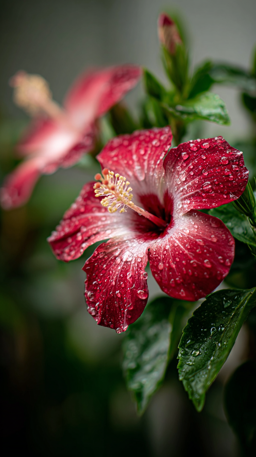 fond d'écran Hibiscus iphone 4k gratuit