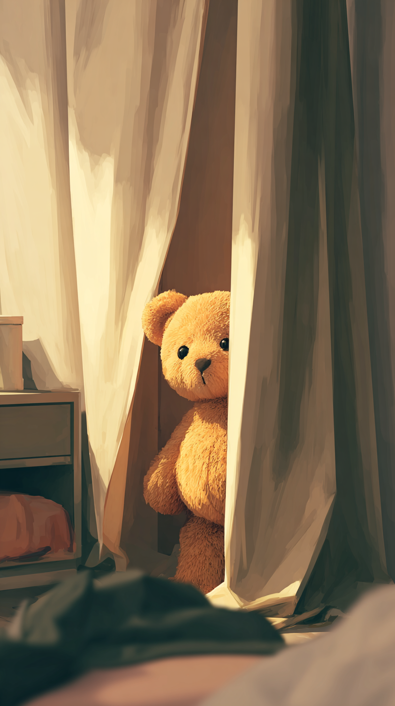 fond d'écran Ours en peluche iphone 4k télécharger gratuit