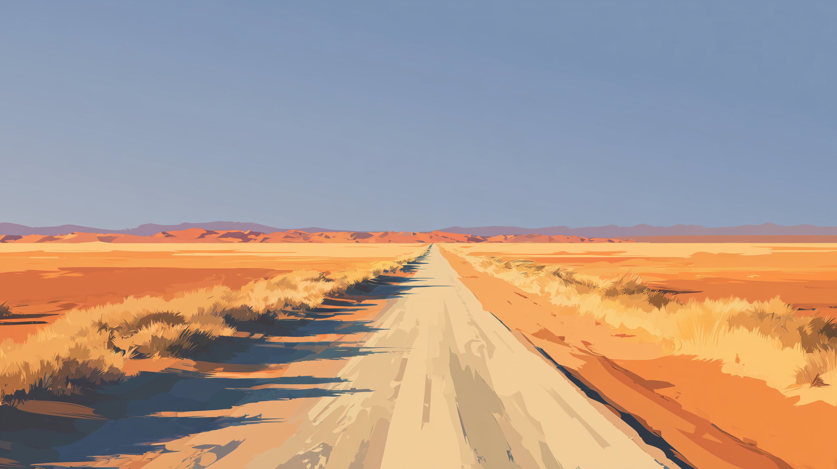 fond d'écran Route pc 3440x1440 téléchargement gratuit