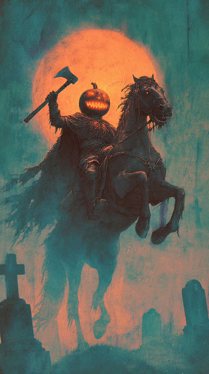 fond d'écran Headless Horseman iphone xr gratuit