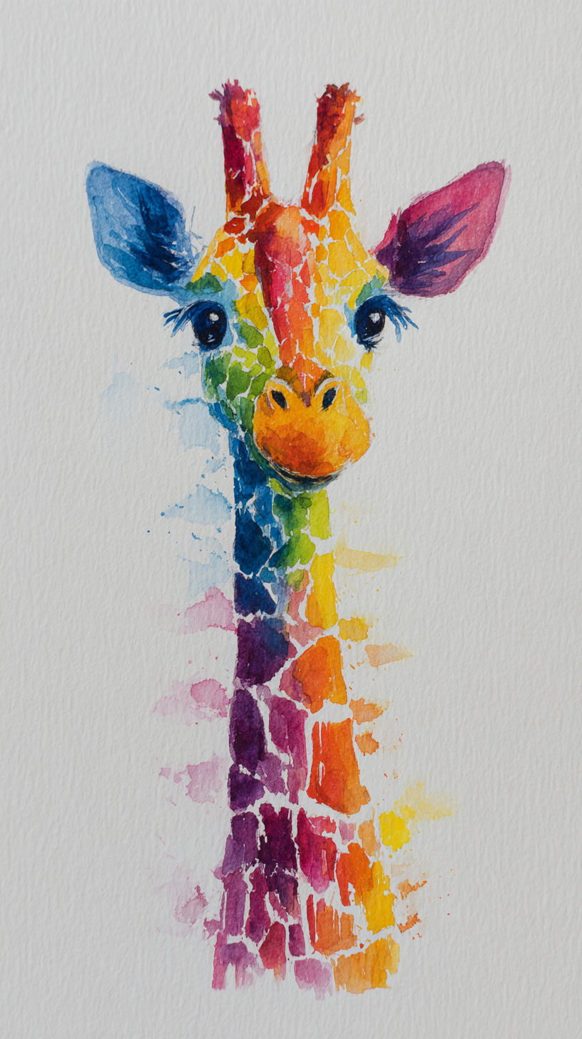fond d'écran Girafe xiaomi télécharger gratuit