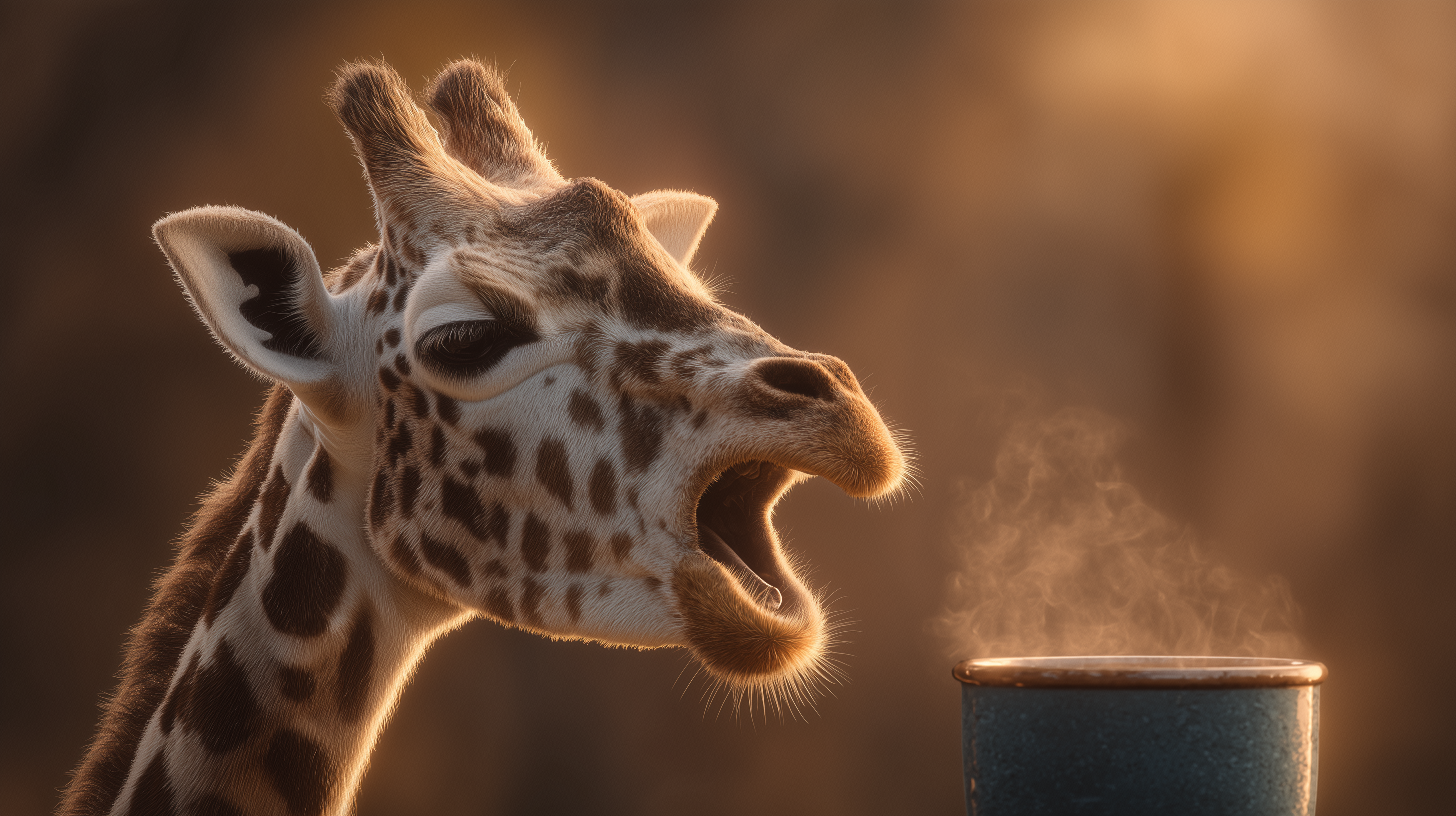 windows fond d'écran Girafe téléchargement gratuit