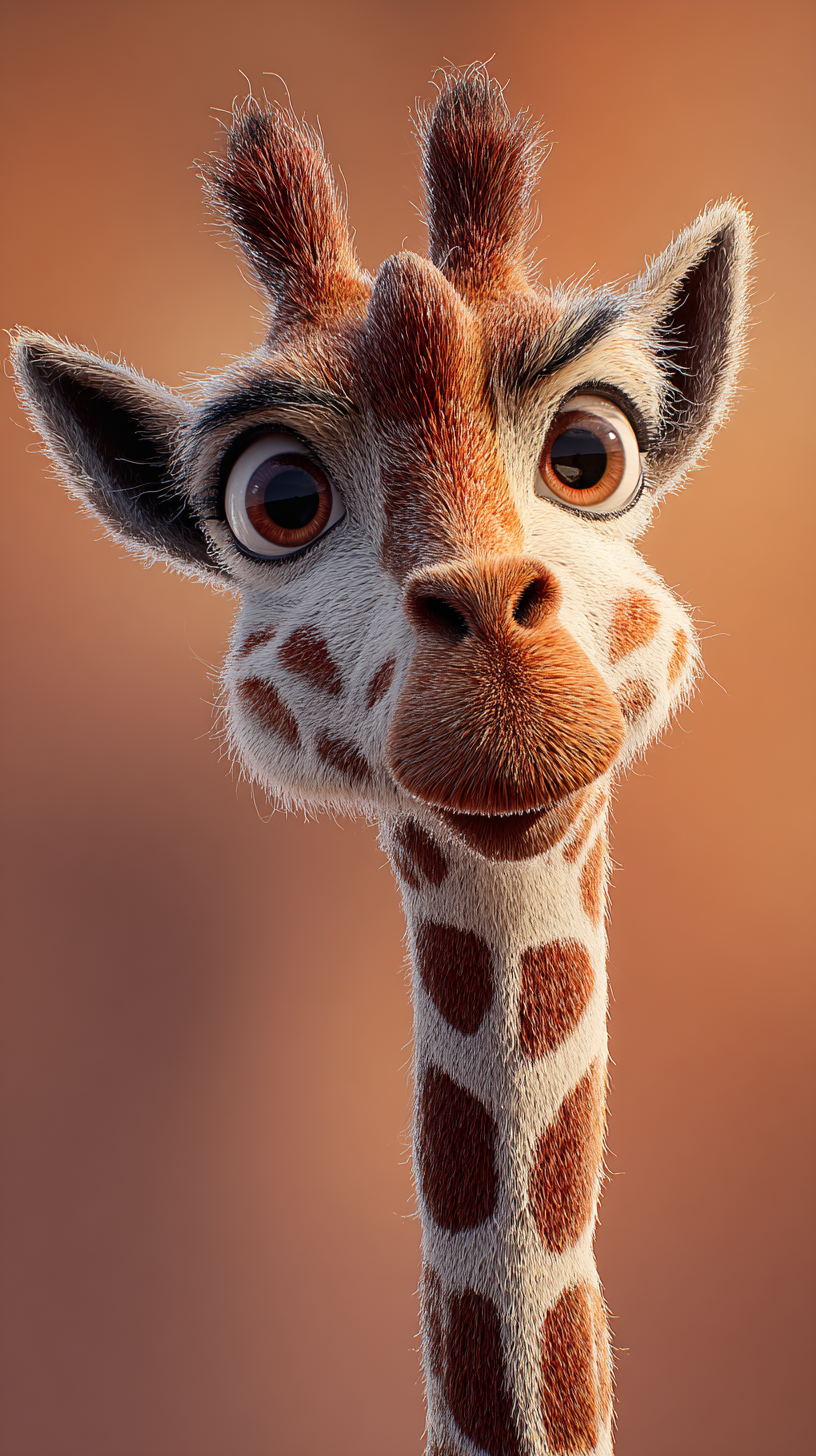 xiaomi fond d'écran Girafe télécharger gratuit