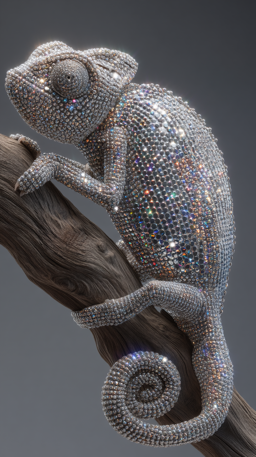 fond d'écran Caméléon iphone 17