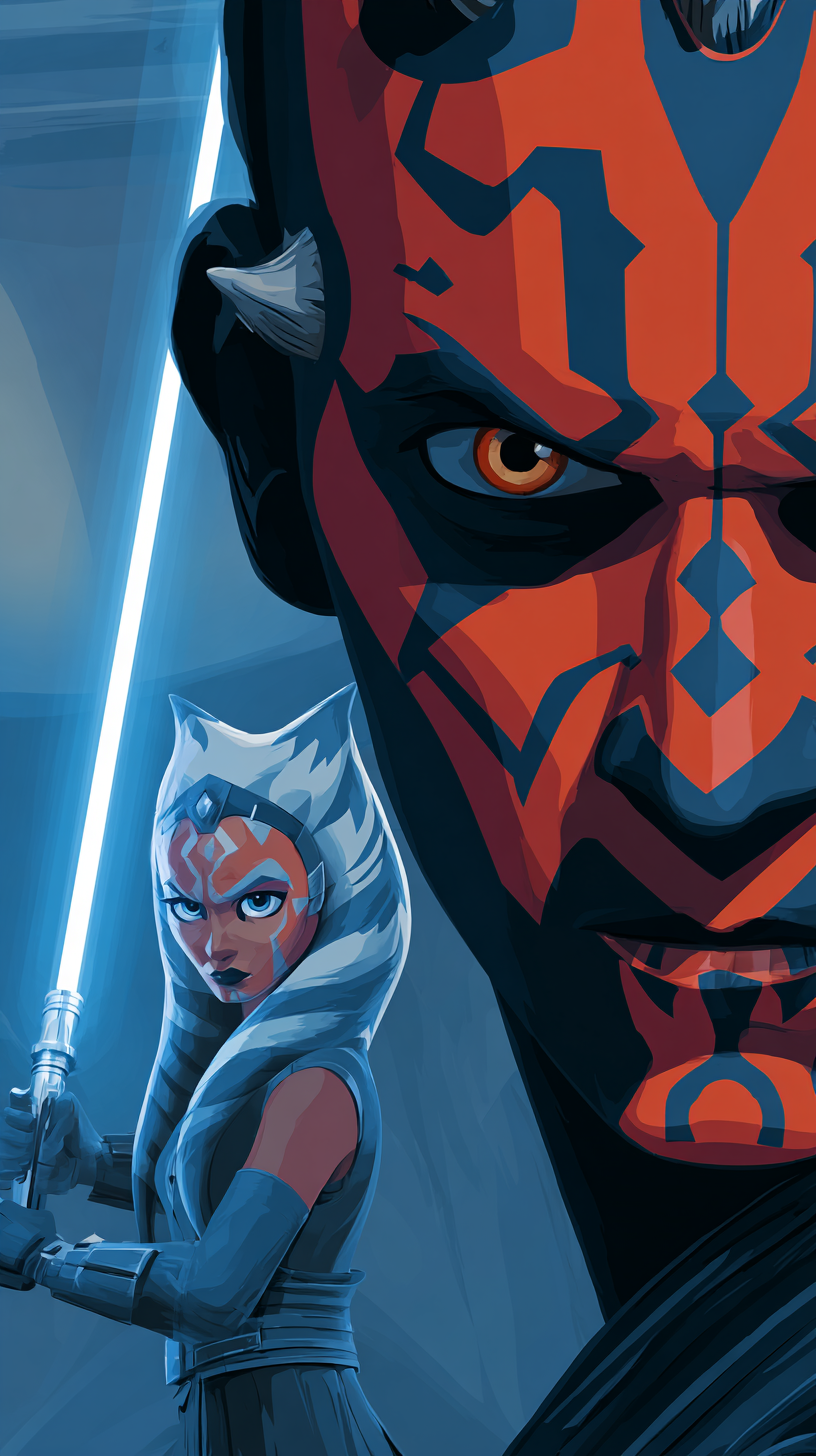 fond d'écran Darth Maul téléphone Realme télécharger gratuit