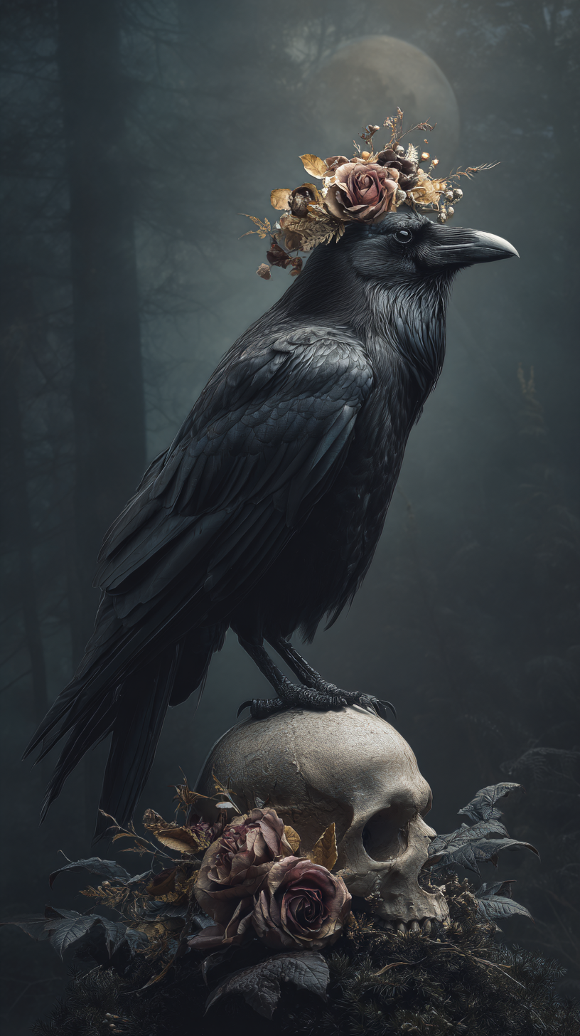 fond d'écran Corbeau iphone gratuit