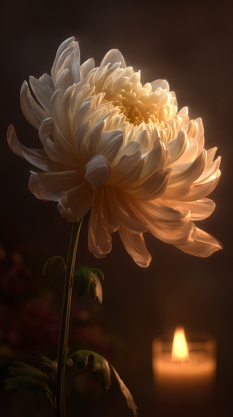 fond d'écran Chrysanthemum iphone 4k gratuit