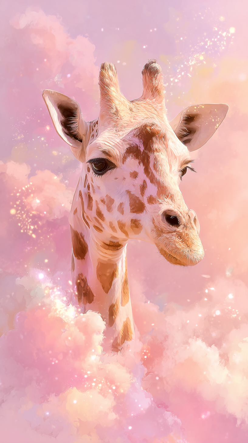 fond d'écran Girafe iphone télécharger gratuit