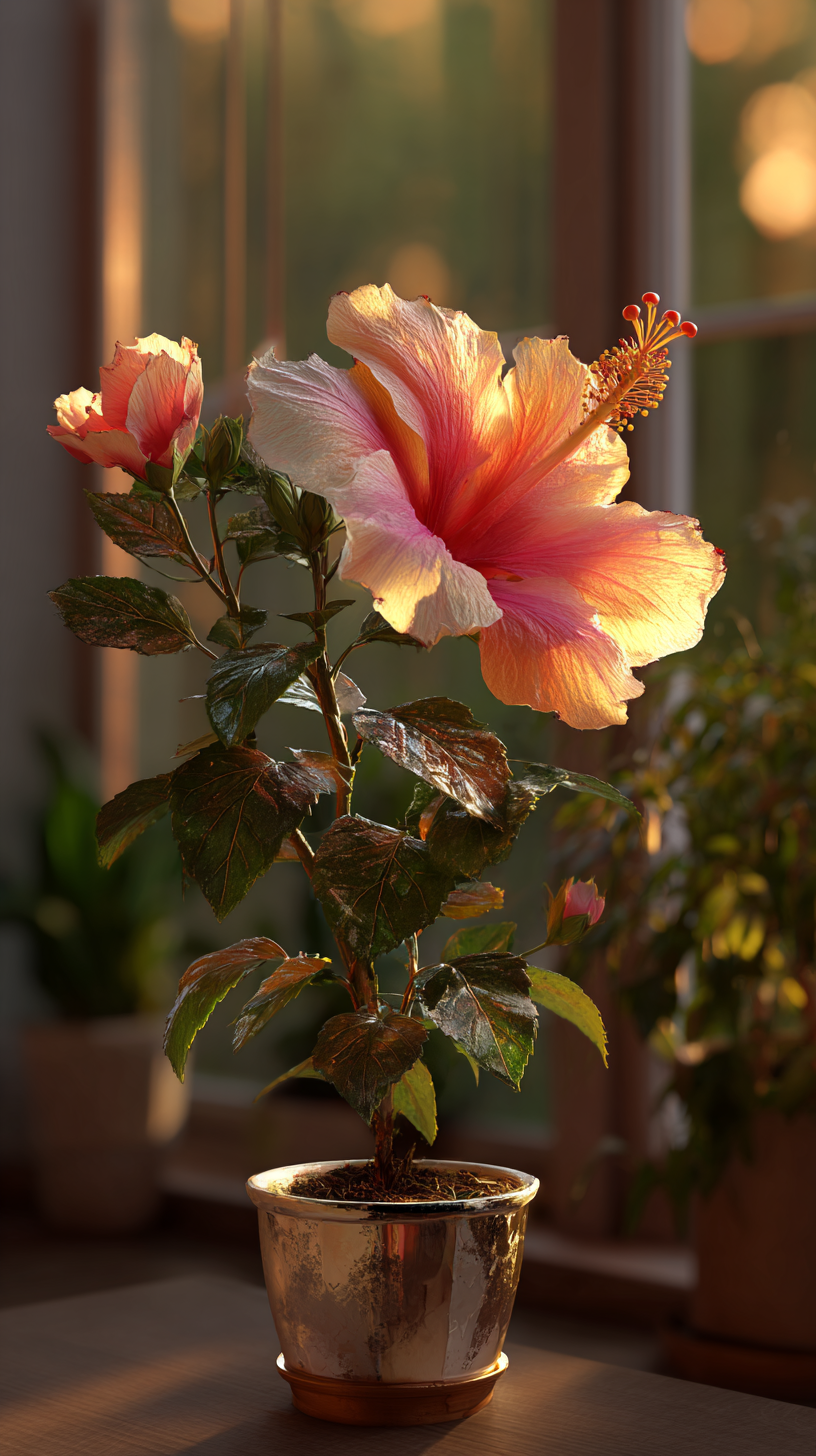 fond d'écran Hibiscus 4k iphone télécharger gratuit