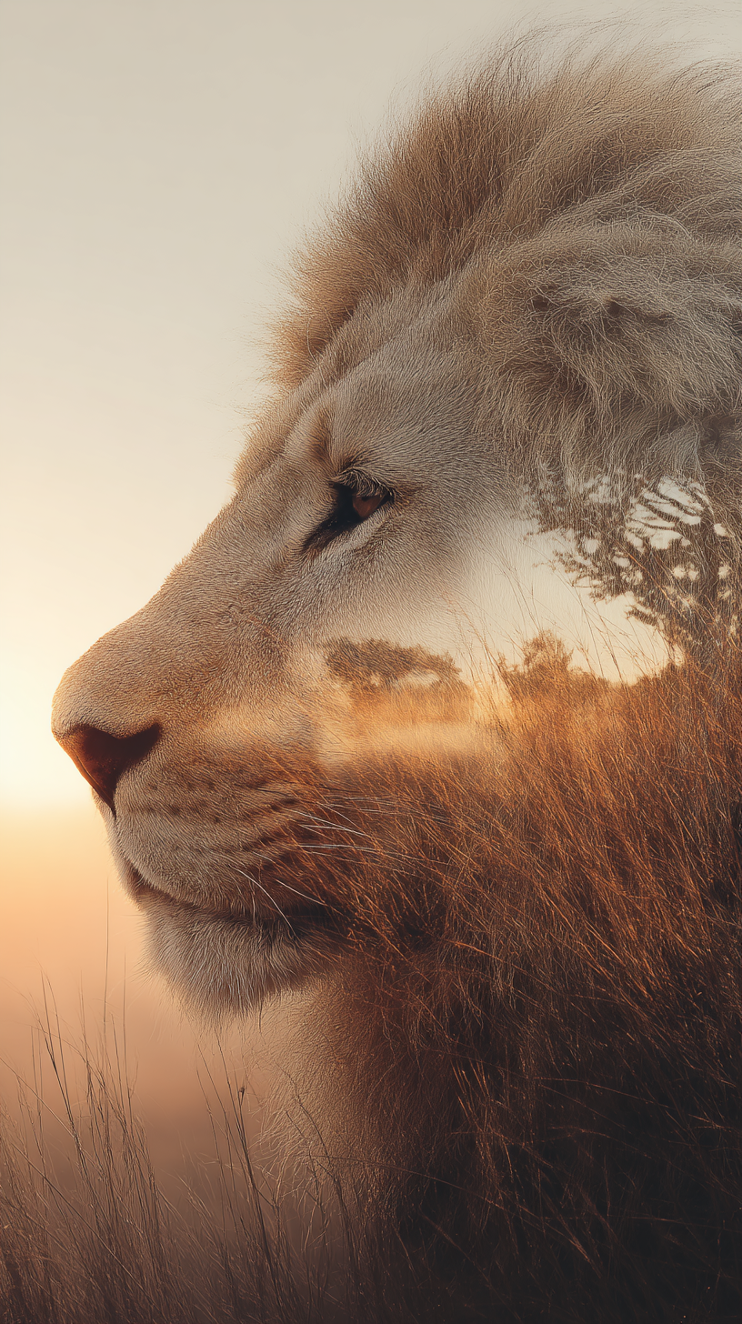 fond d'écran Double exposition téléphone télécharger gratuit