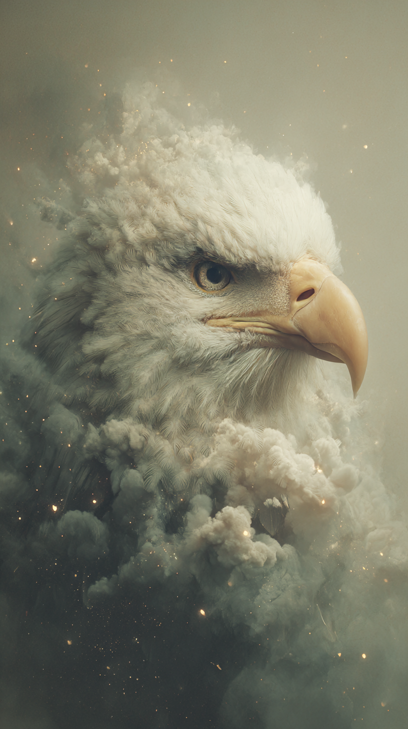 iphone fond d'écran Pygargue à tête blanche gratuit