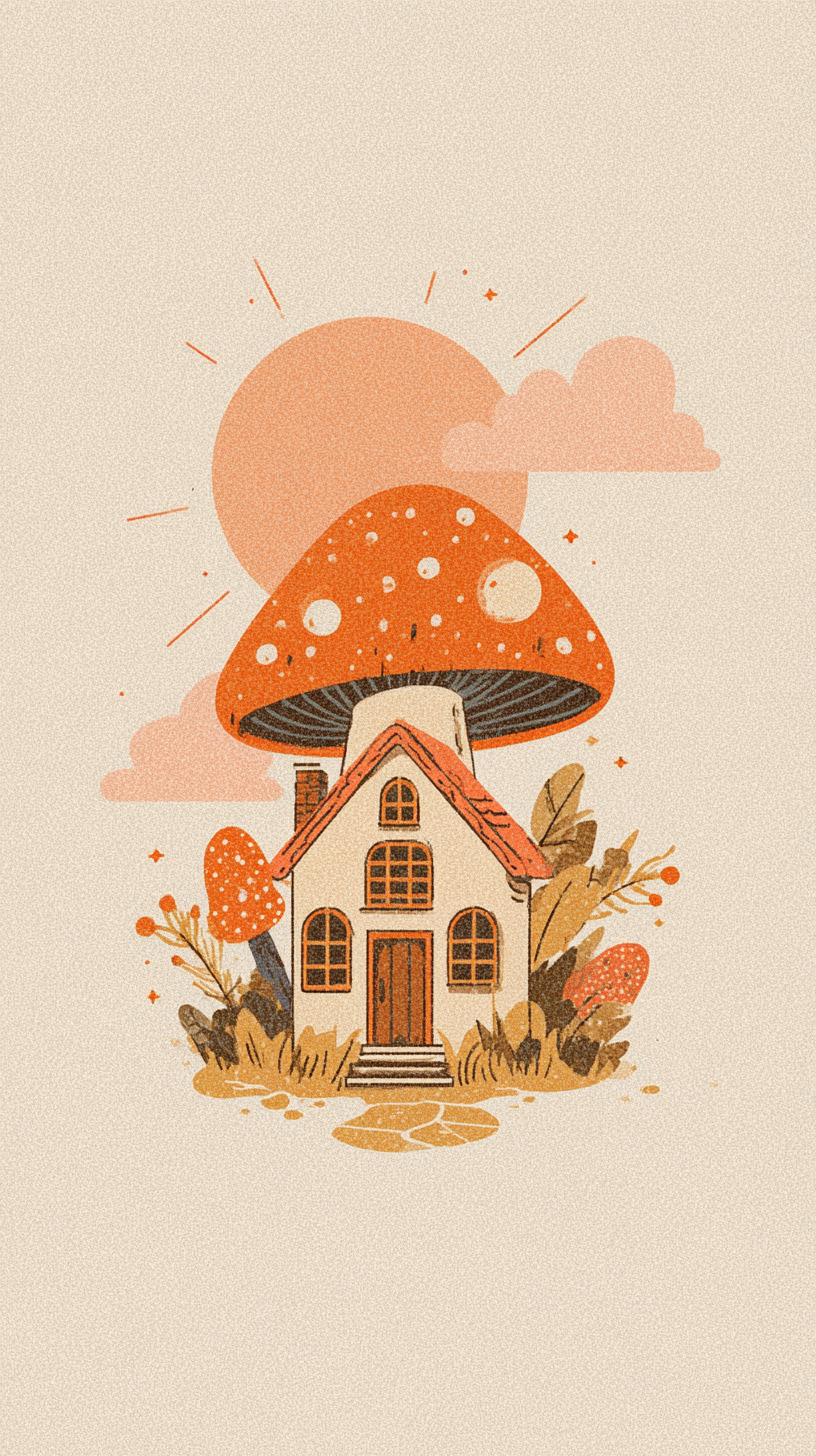 fond d'écran Champignon téléphone Sony télécharger gratuit