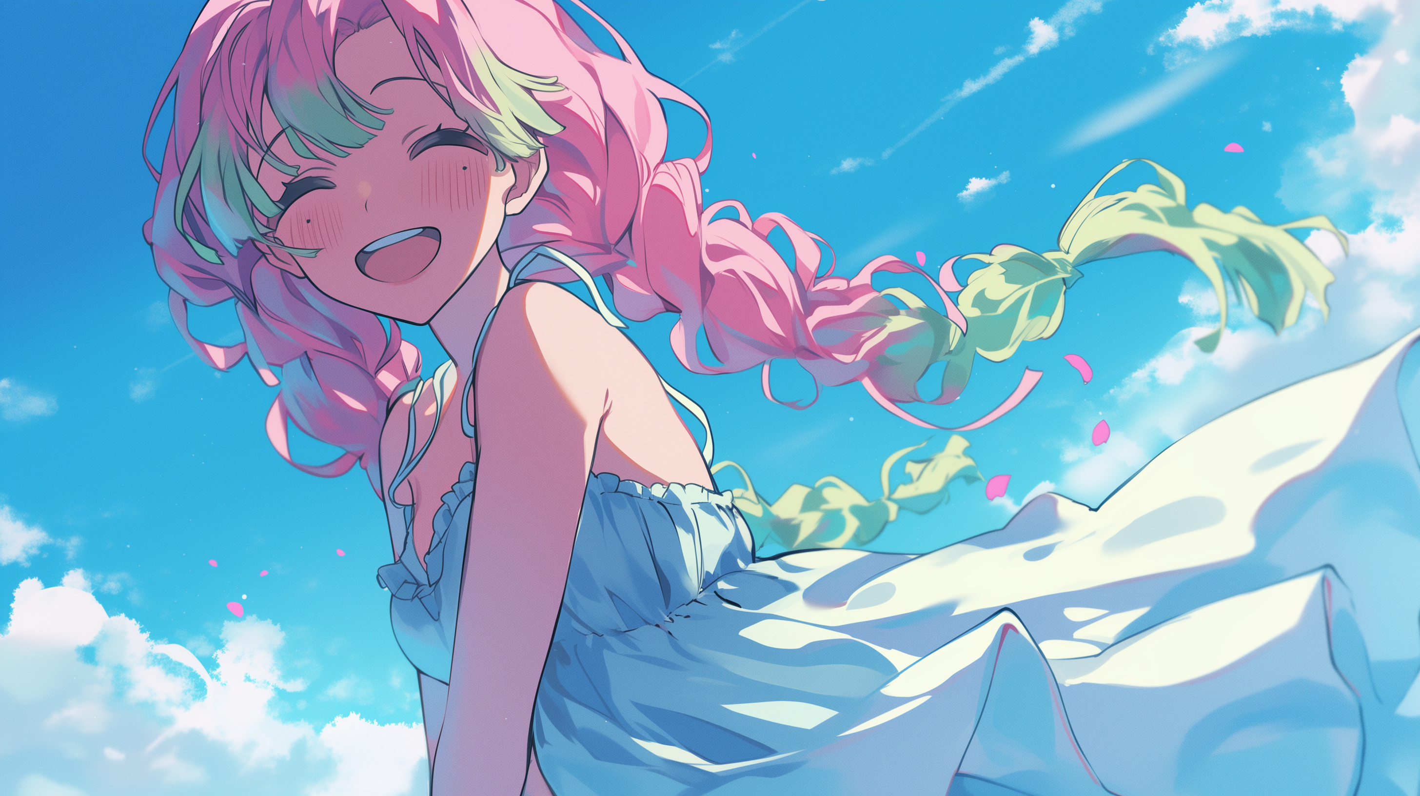 hp fond d'écran Mitsuri Kanroji téléchargement gratuit