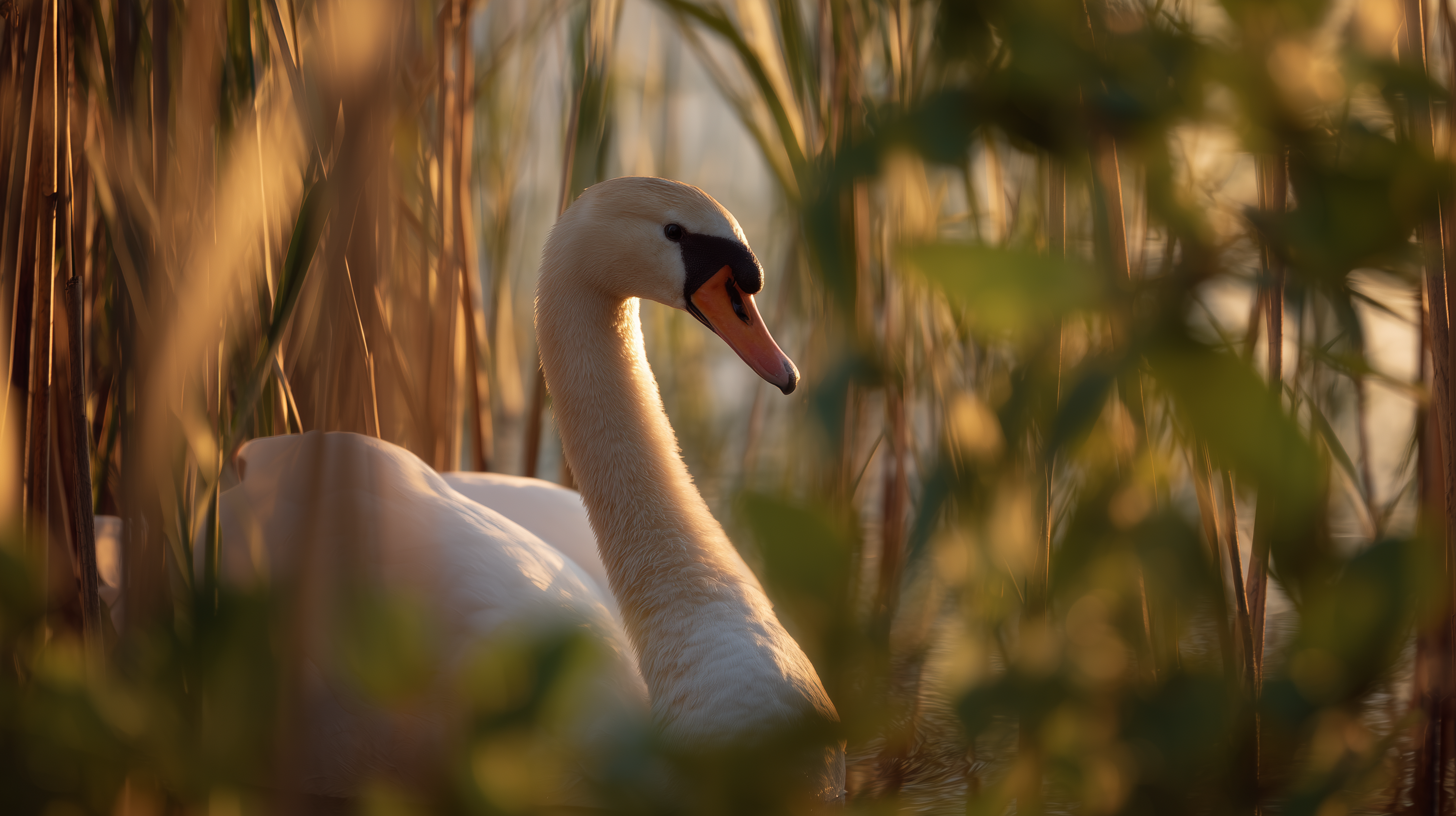 fond d'écran Cygne pc 4k 1920x1080 téléchargement gratuit