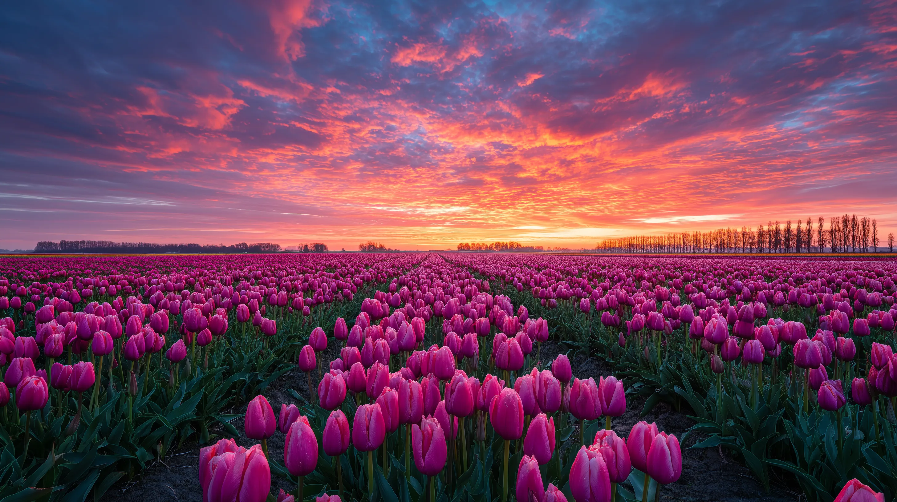 windows 11 fond d'écran Tulipe updated téléchargement gratuit