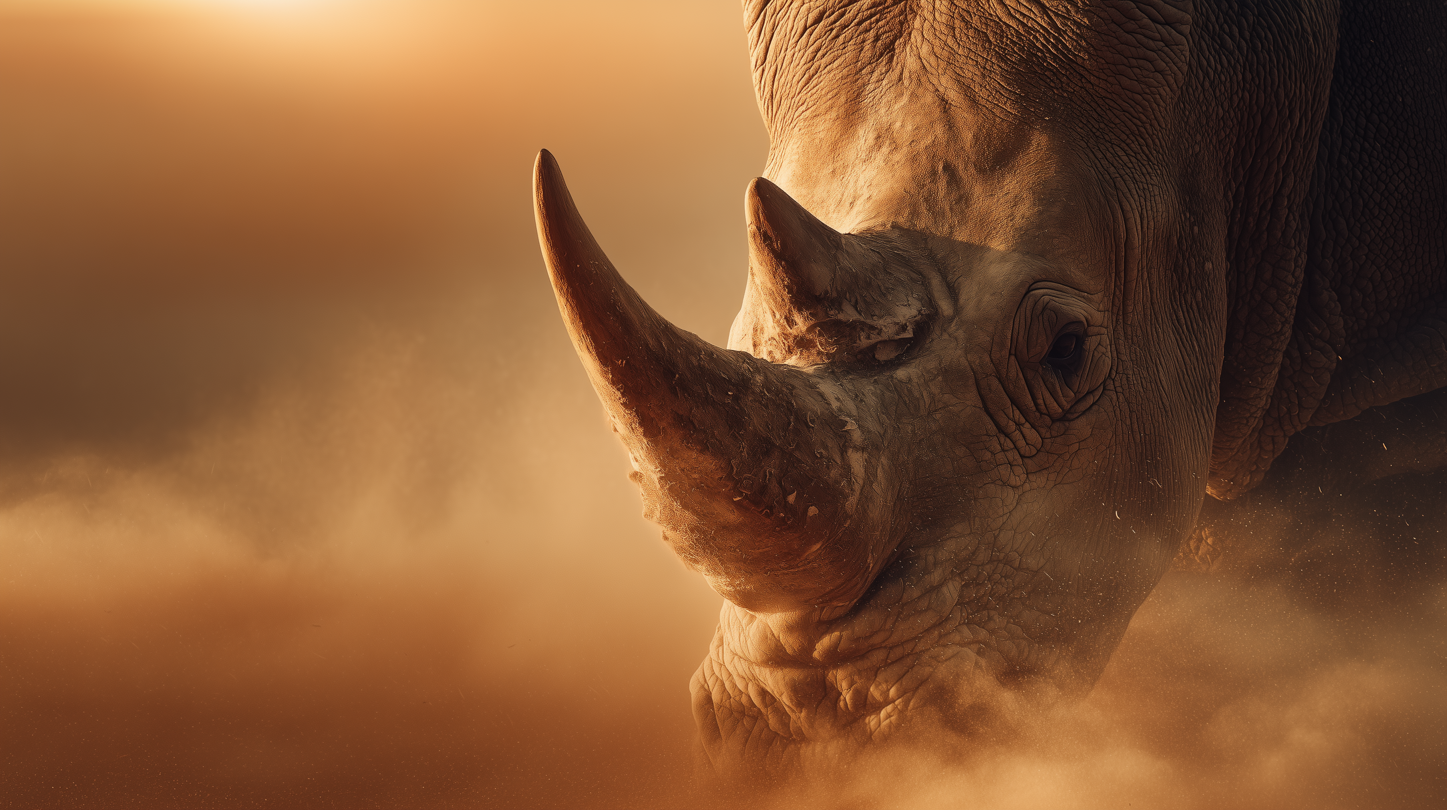 hp fond d'écran Rhinoceros téléchargement gratuit