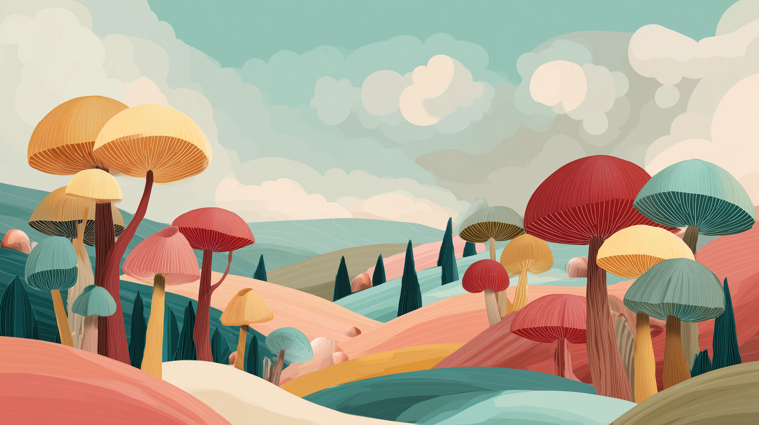 fond d'écran Champignon gratuit pc téléchargement gratuit