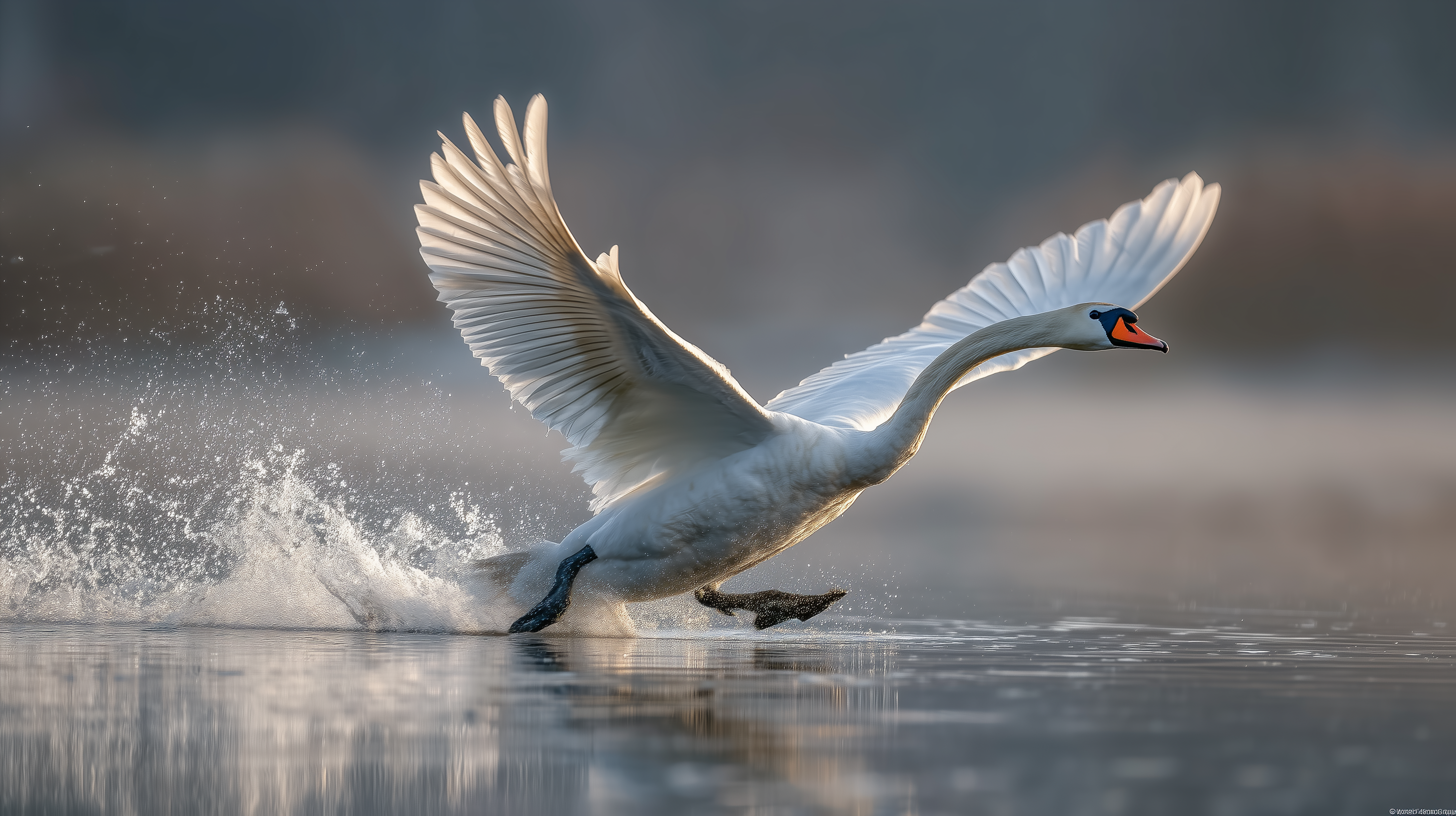 fond d'écran Cygne pour pc portable téléchargement gratuit