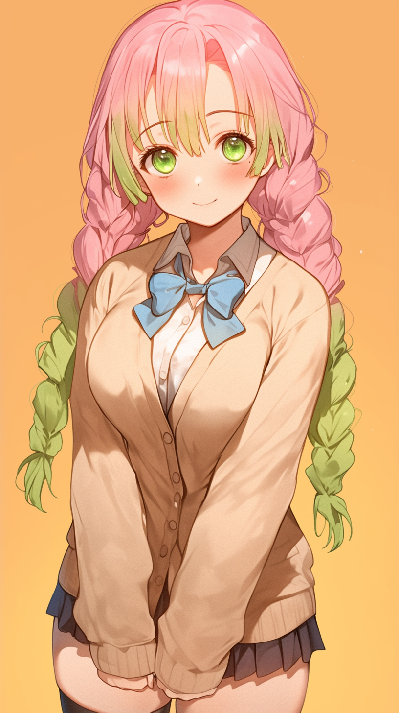 fond d'écran Mitsuri Kanroji téléphone samsung gratuit télécharger gratuit