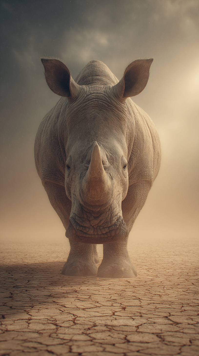 fond d'écran Rhinoceros xiaomi gratuit