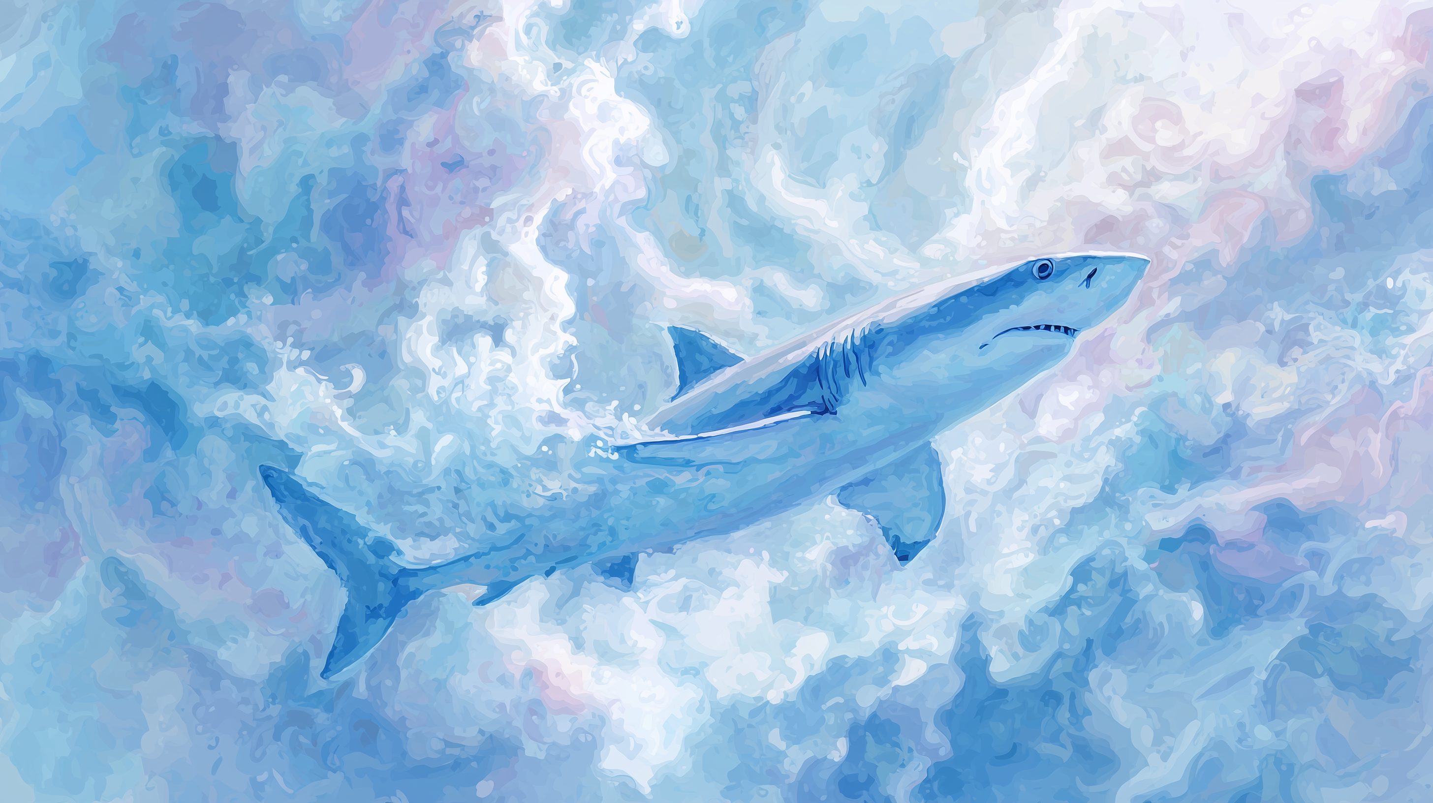 fond d'écran Requin ultrawide 2560x1080 téléchargement gratuit