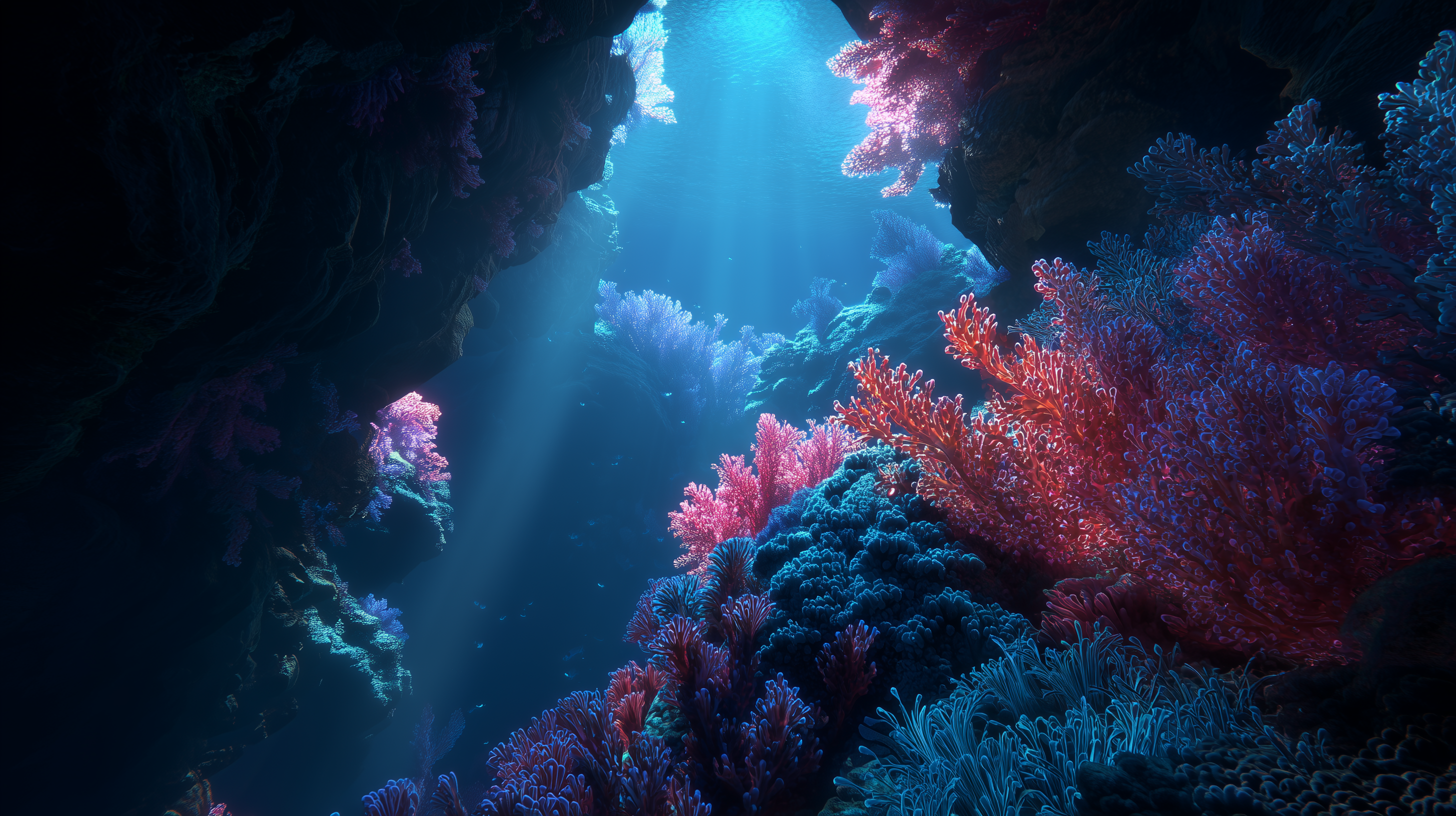 fond d'écran recif corail windows 10 1920x1080 téléchargement gratuit