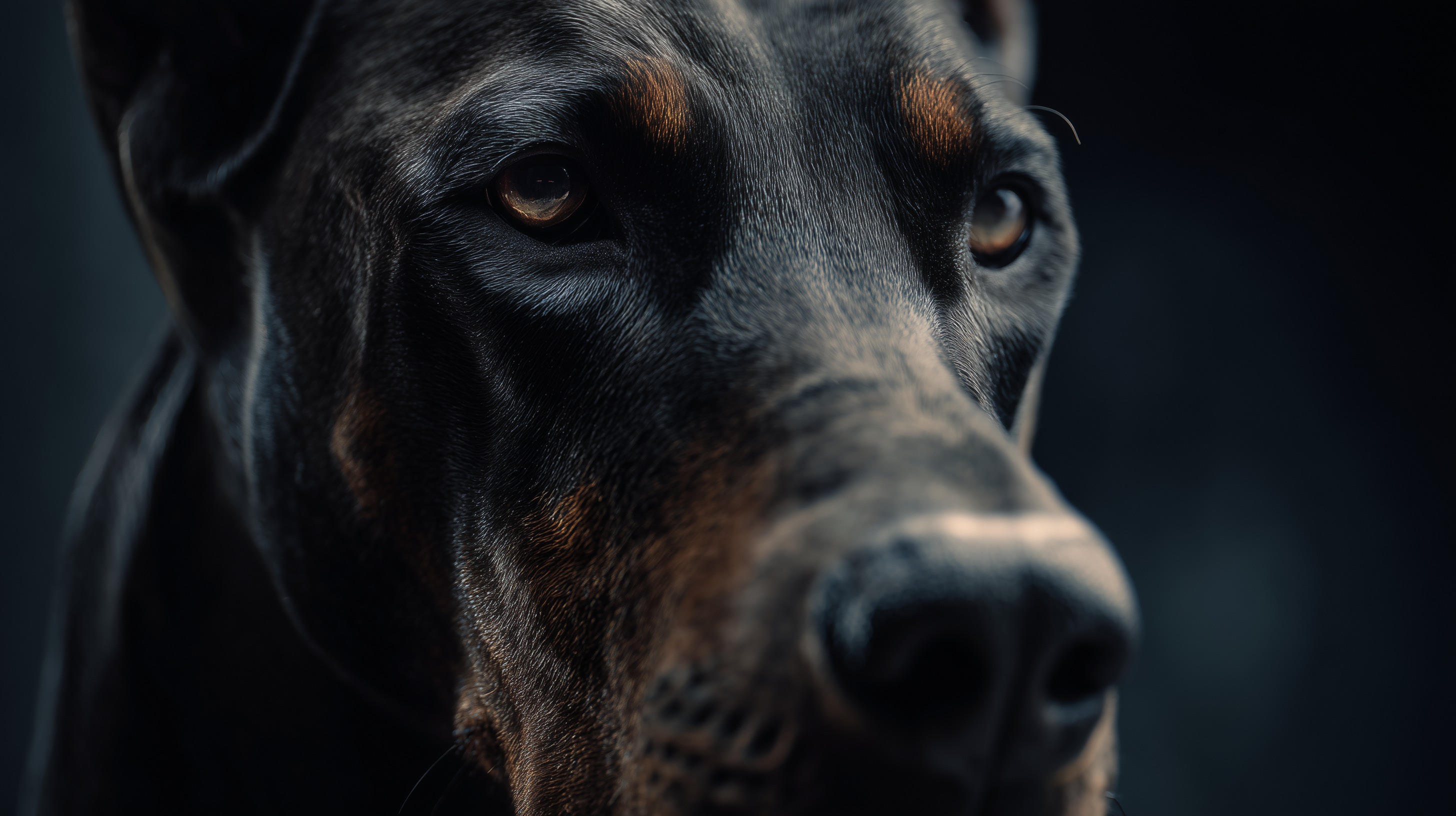 fond d'écran Doberman ultra large téléchargement gratuit