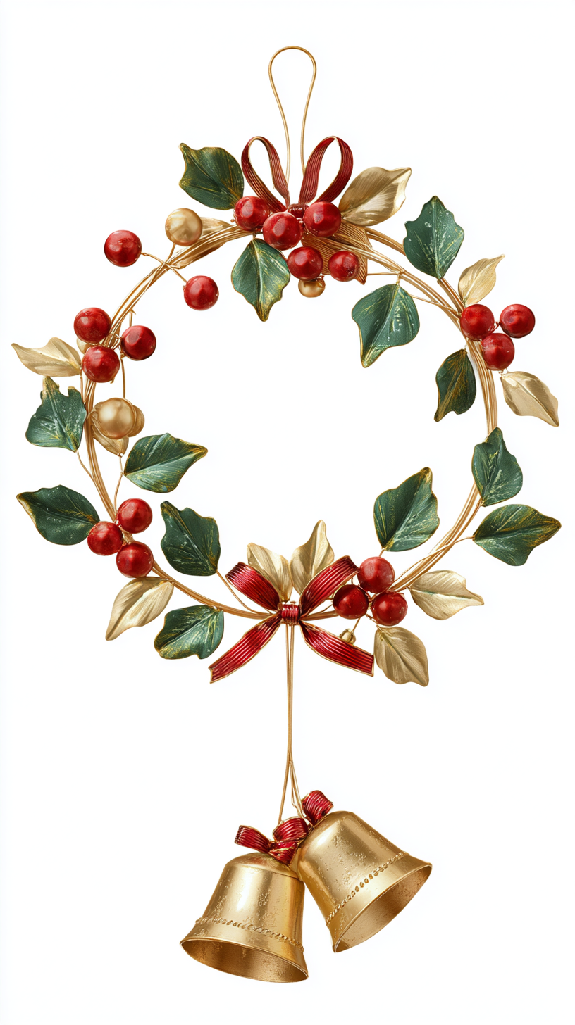 fond d'écran Cloches de Noël téléphone Realme gratuit