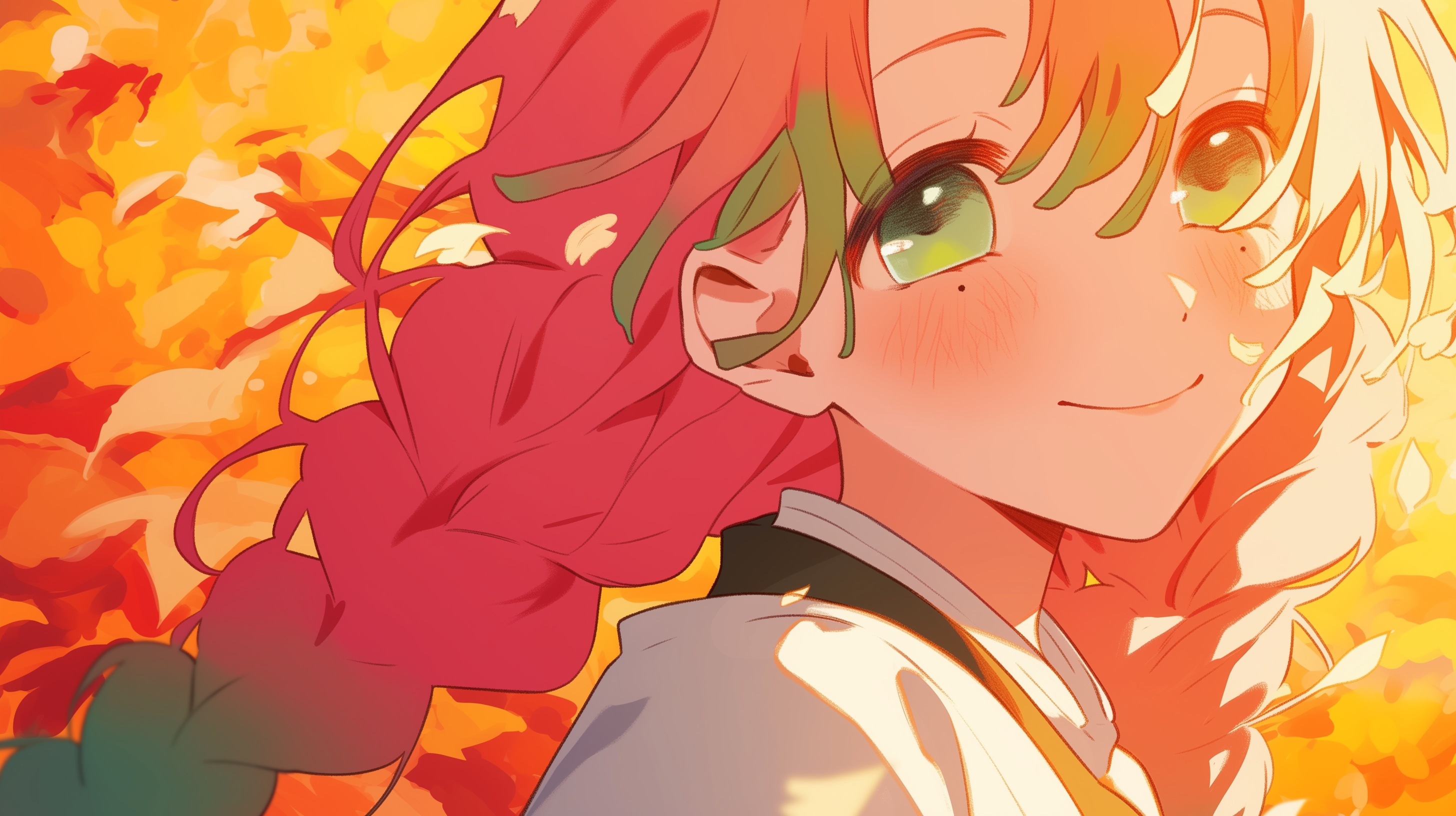 fond d'écran Mitsuri Kanroji pc 4k téléchargement gratuit