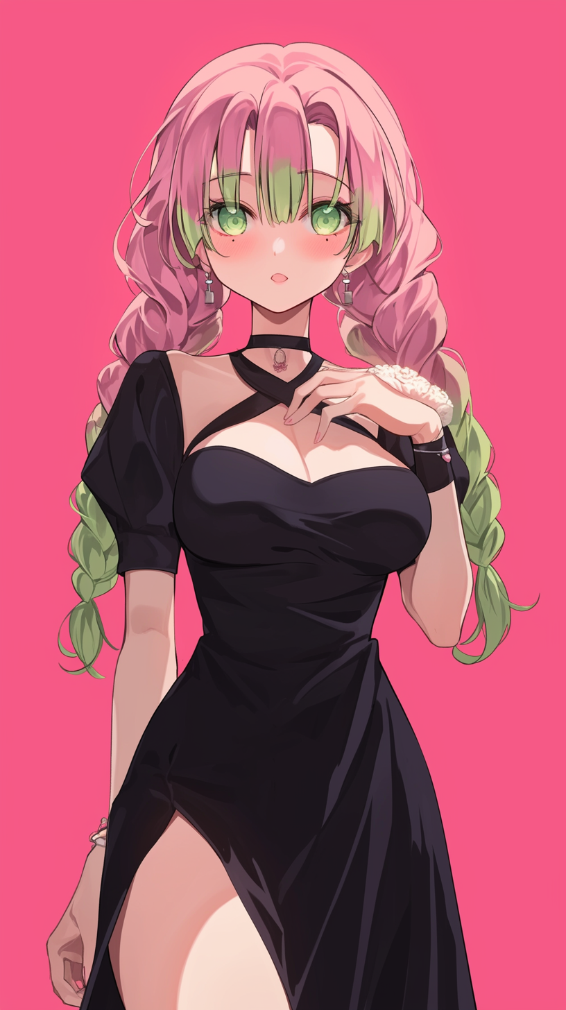 fond d'écran Mitsuri Kanroji xiaomi gratuit