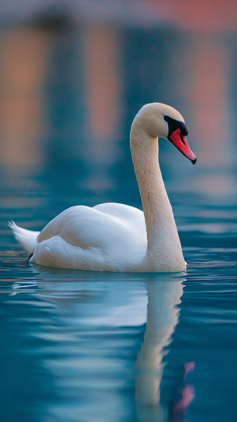 fond d'écran Cygne 4k iphone télécharger gratuit