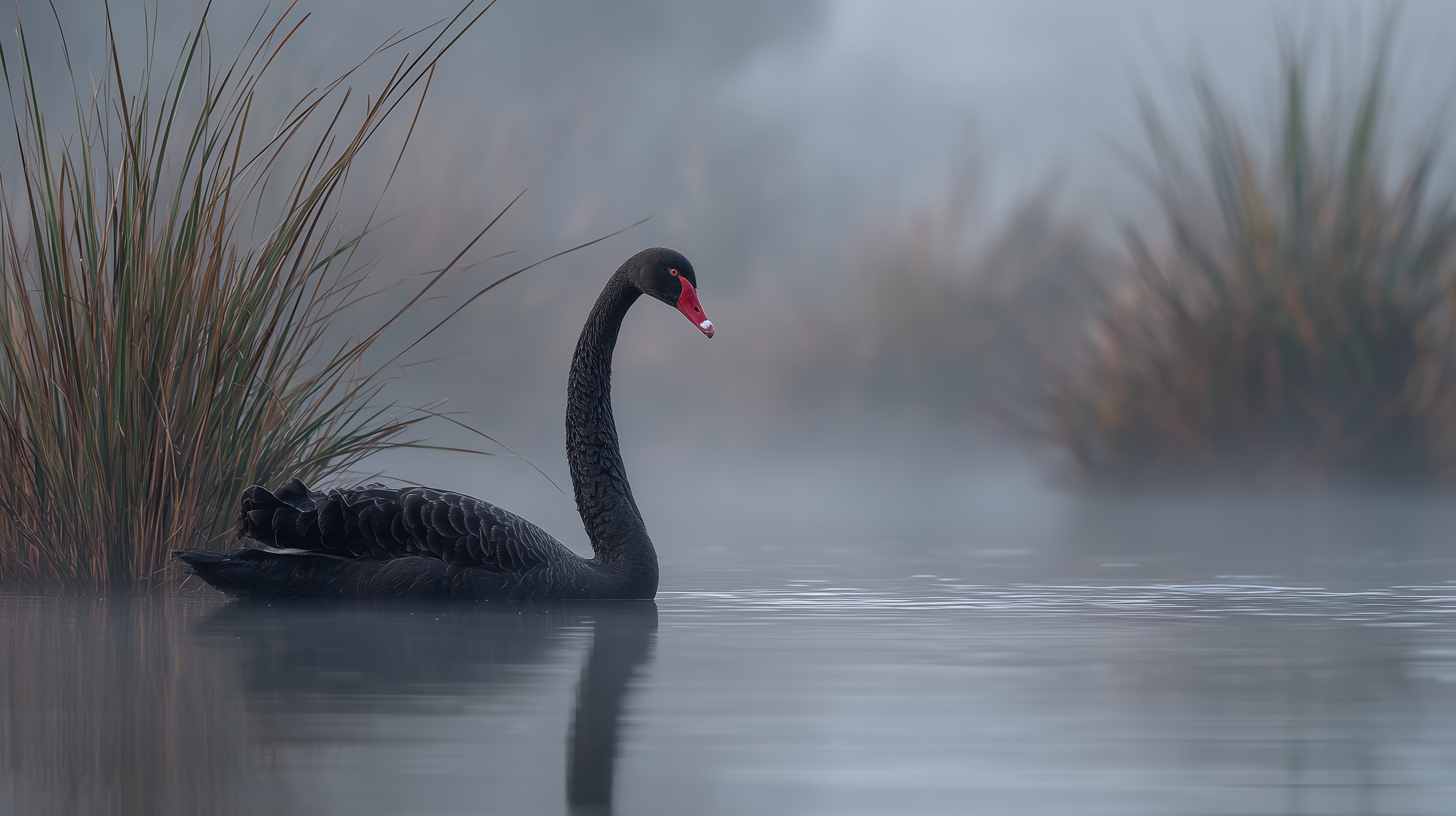 fond d'écran Cygne pc 3840x2160 téléchargement gratuit